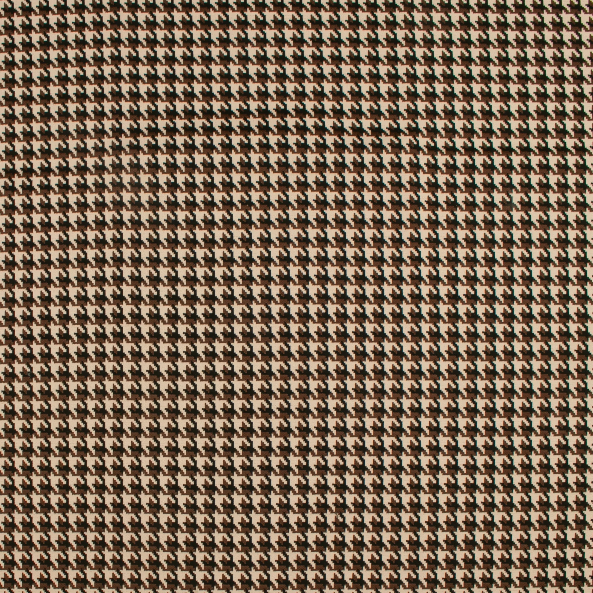Stretch Plaid Suiting - YORK - 004 - Brown