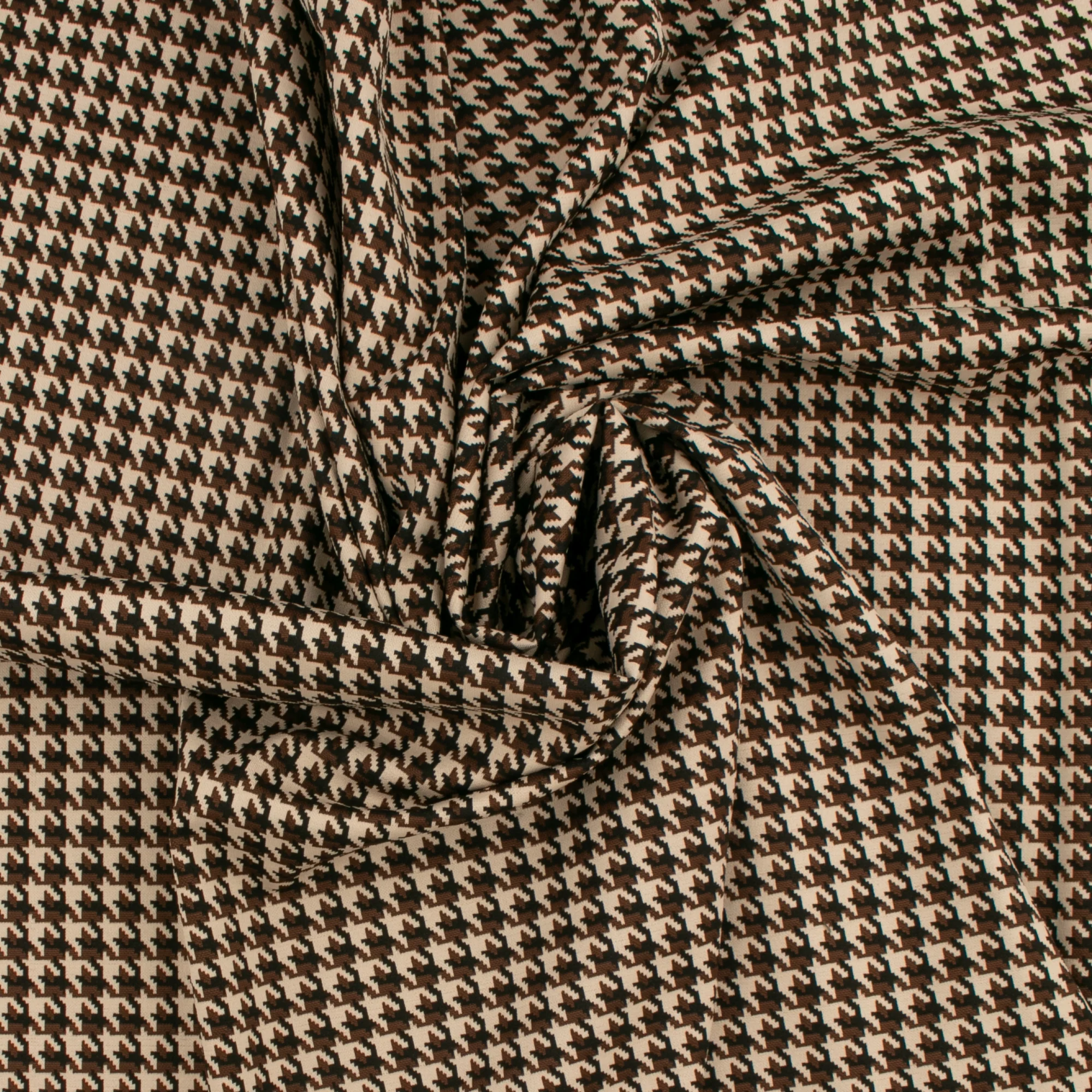 Stretch Plaid Suiting - YORK - 004 - Brown - Image 2