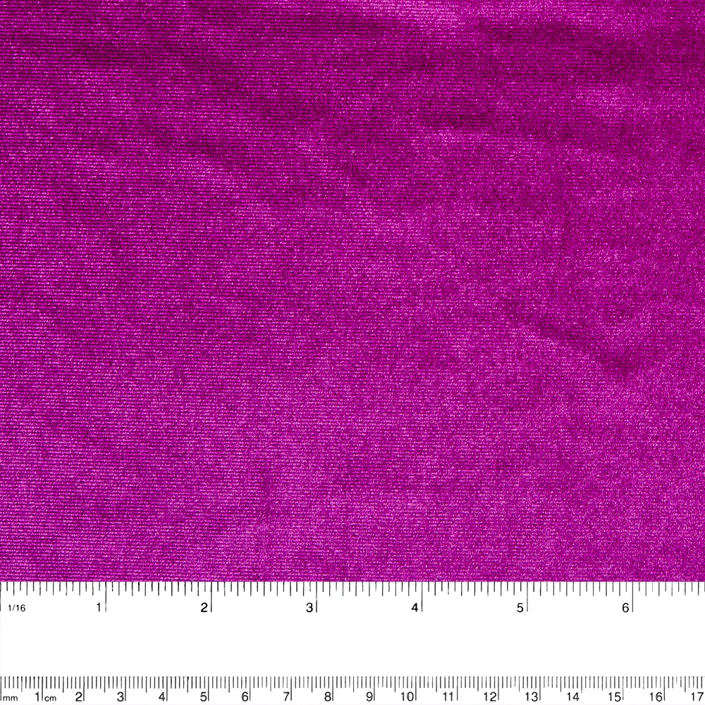 Stretch Velvet - Fuchsia - Image 3