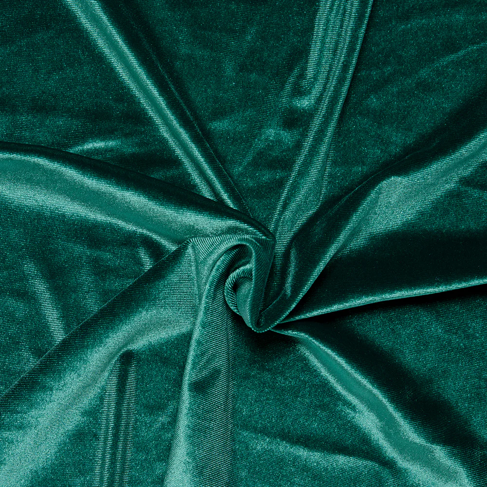 Stretch Velvet - Green 1 - Image 2