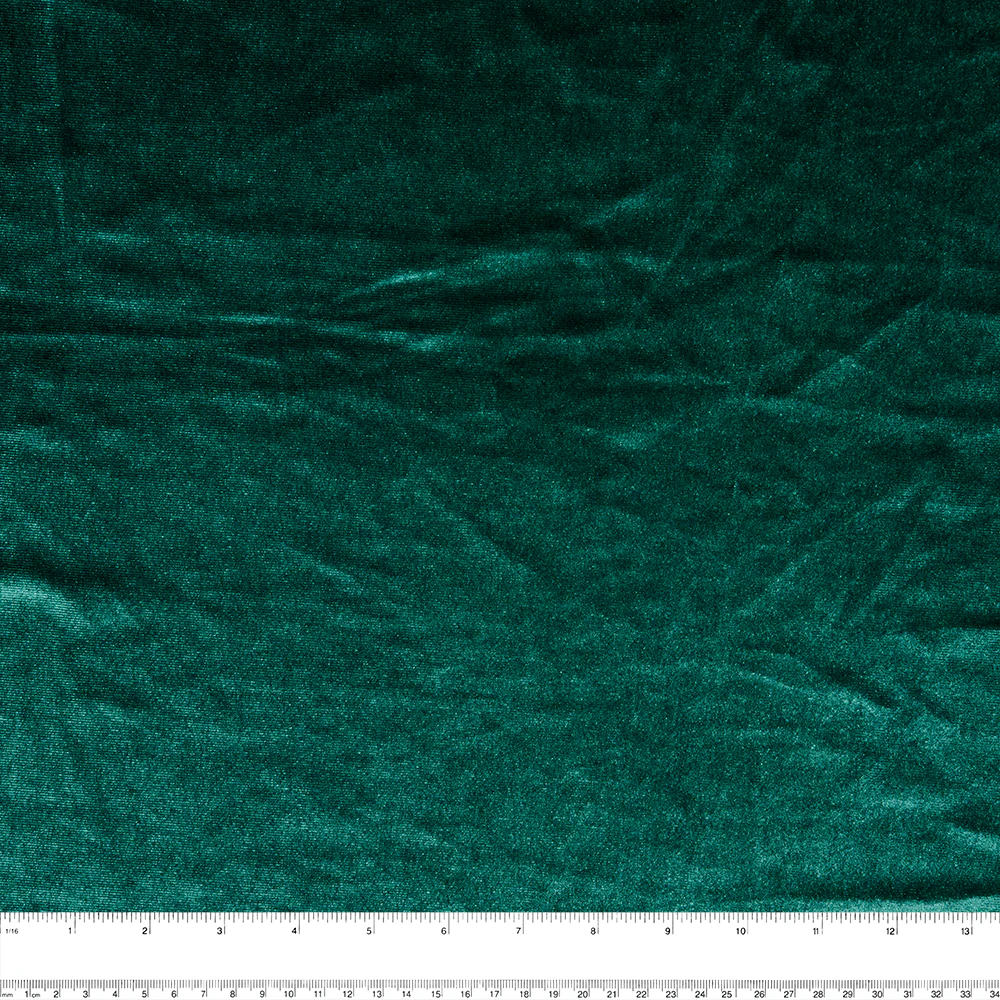 Stretch Velvet - Green 1 - Image 3