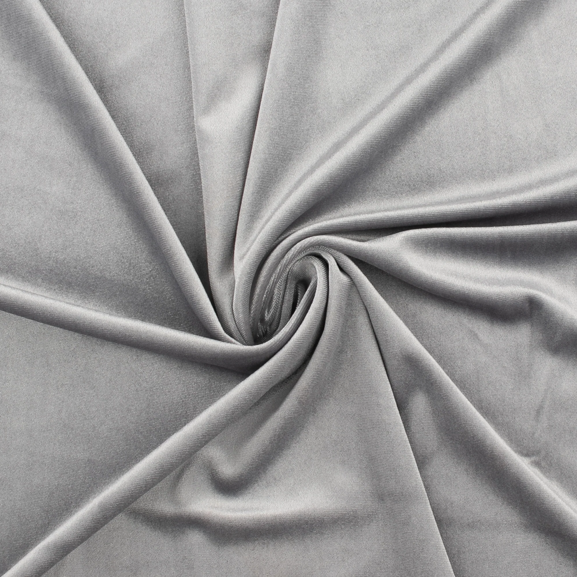 Stretch Velvet - Grey - Image 2