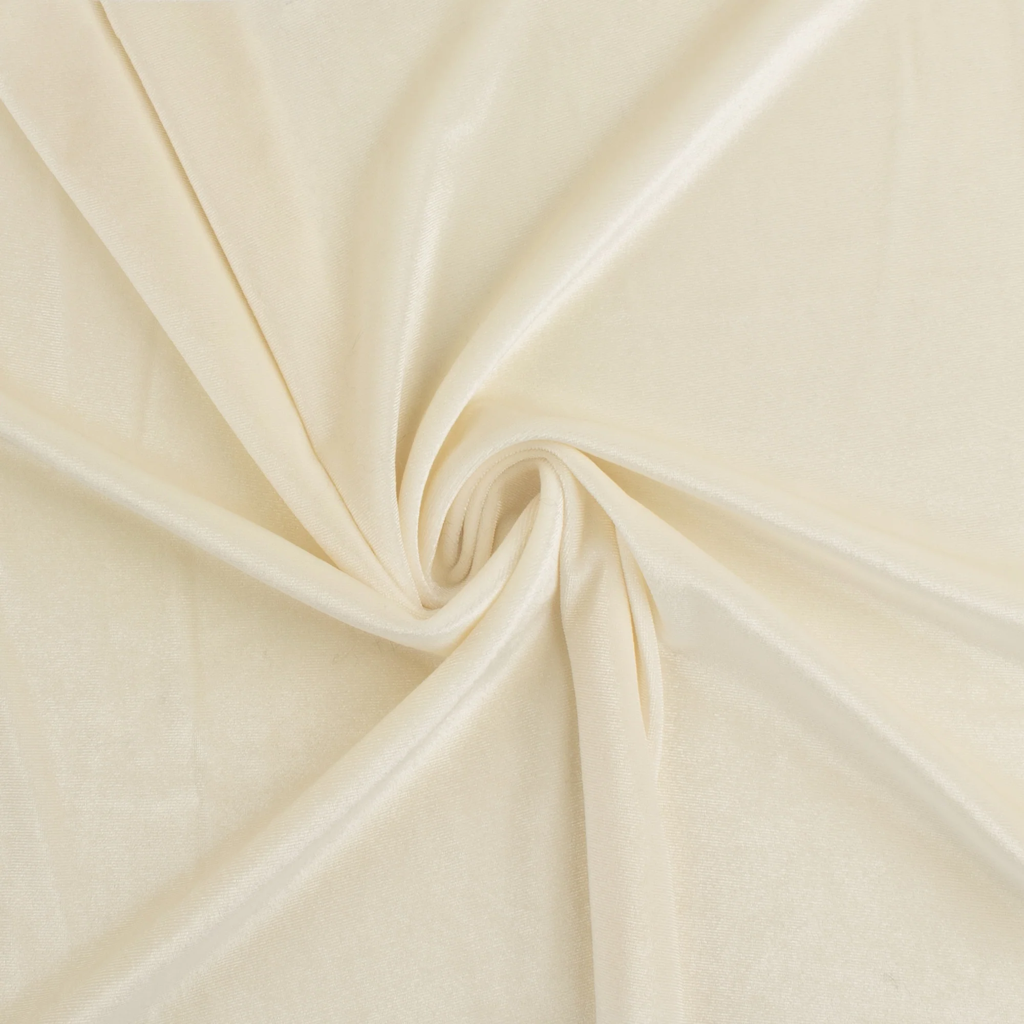 Stretch Velvet - Ivory - Image 2