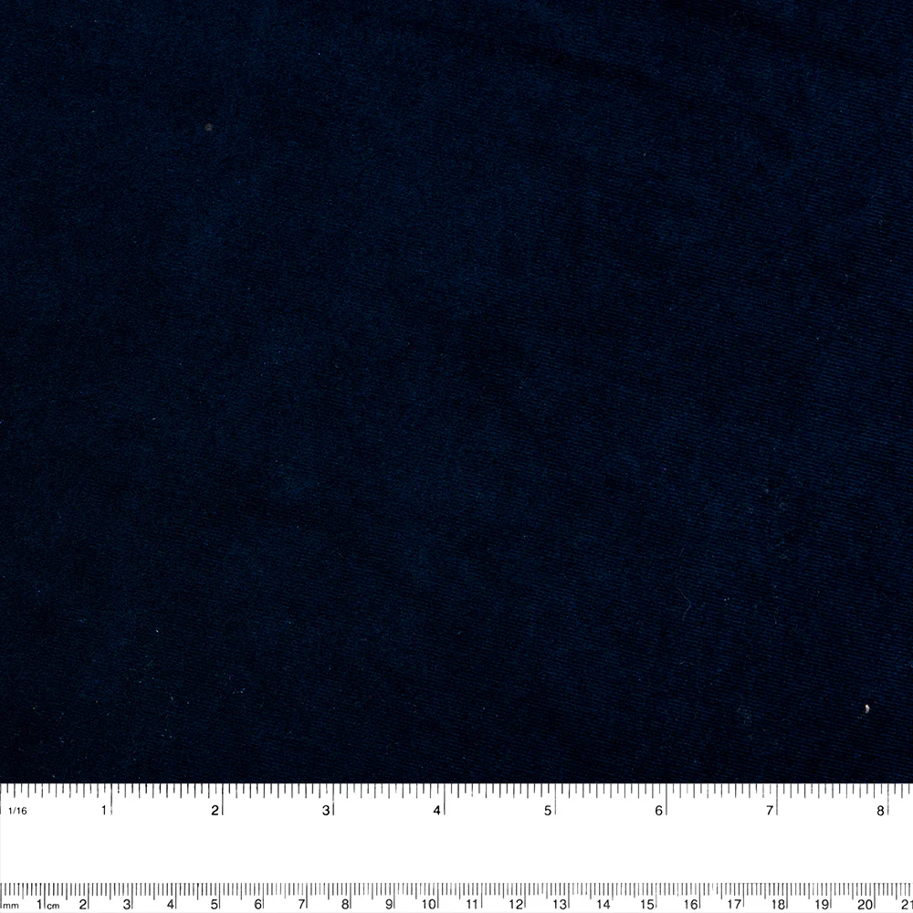 Stretch Velvet - Navy - Image 3