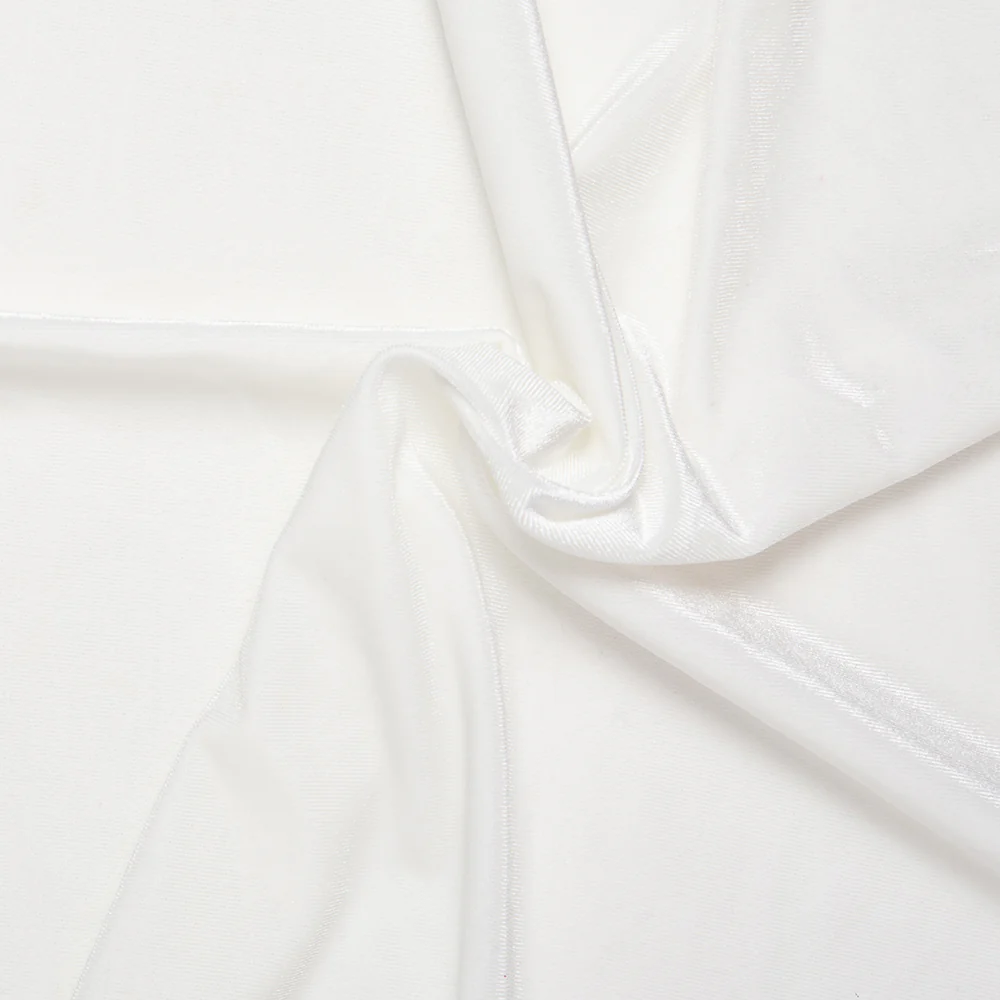 Stretch Velvet - Off white - Image 2