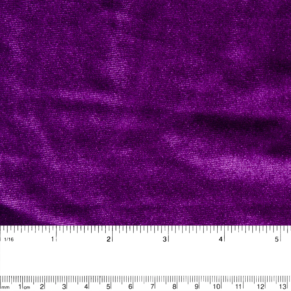 Stretch Velvet - Purple - Image 3