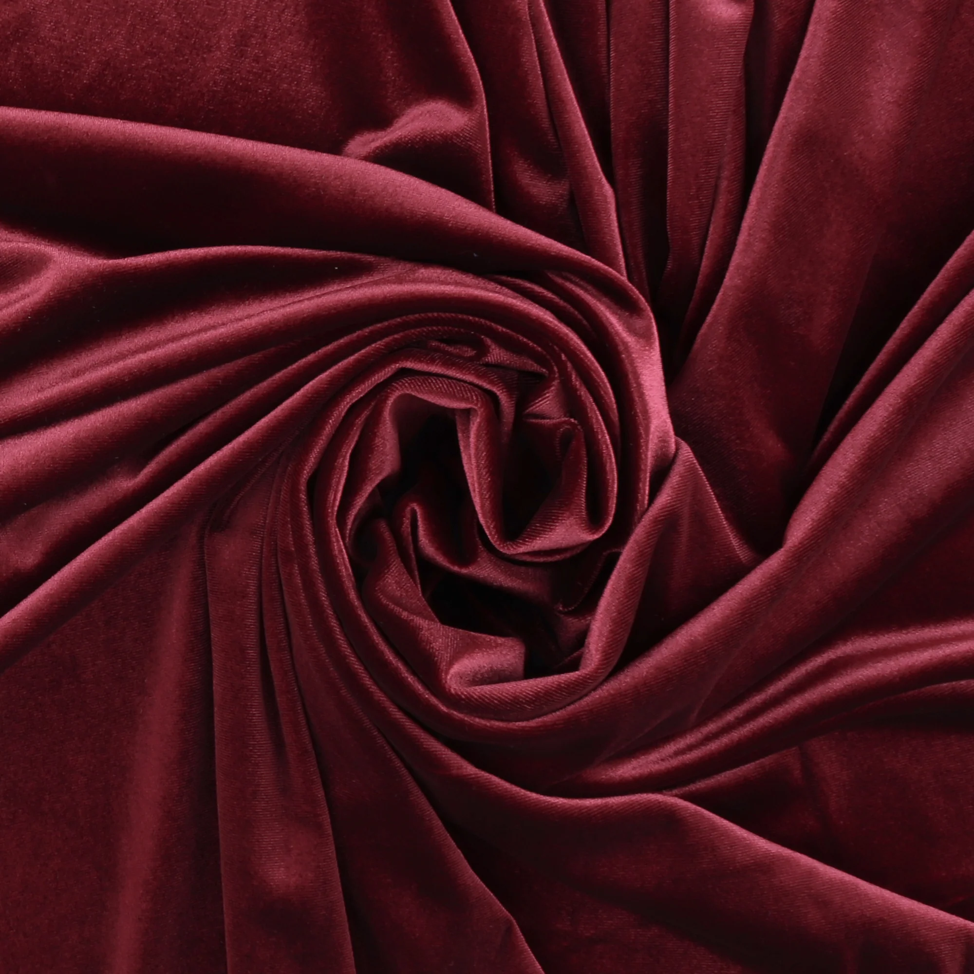 Stretch Velvet - VIENNA - 001 - Cabernet - Image 2