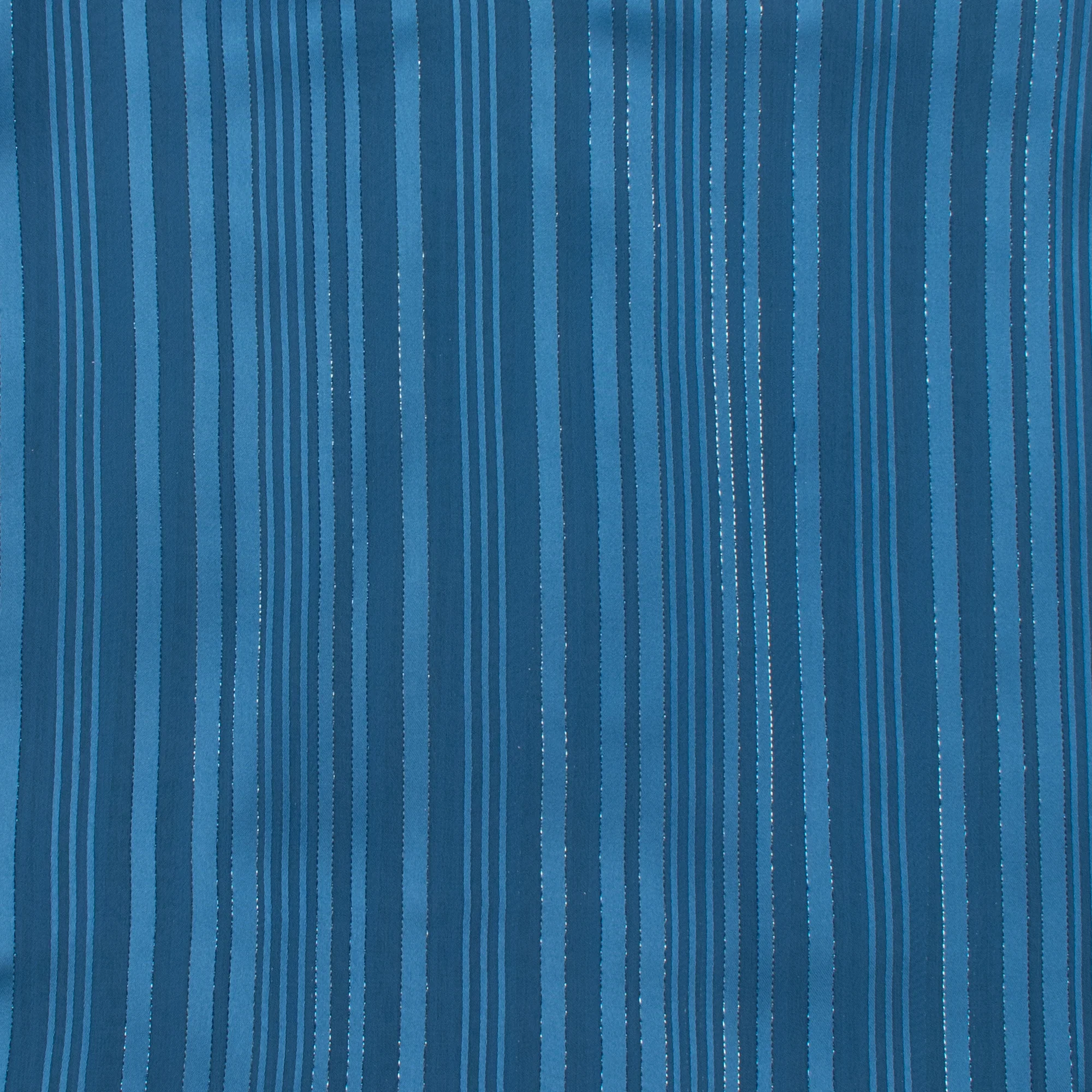 Striped Chiffon Solid - CANNES - 001 - Medium Denim