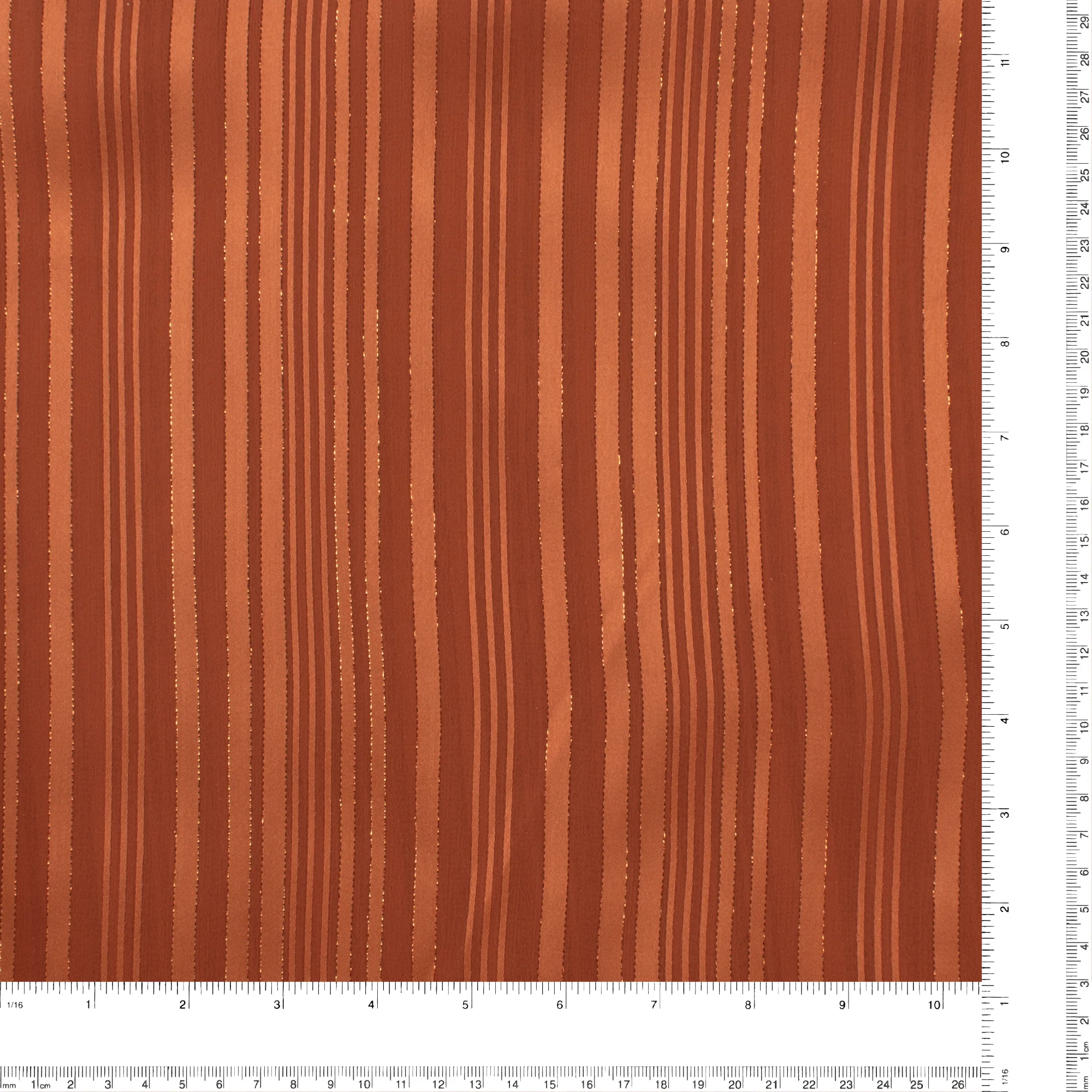 Striped Chiffon Solid - CANNES - 005 - Cinnamon - Image 3