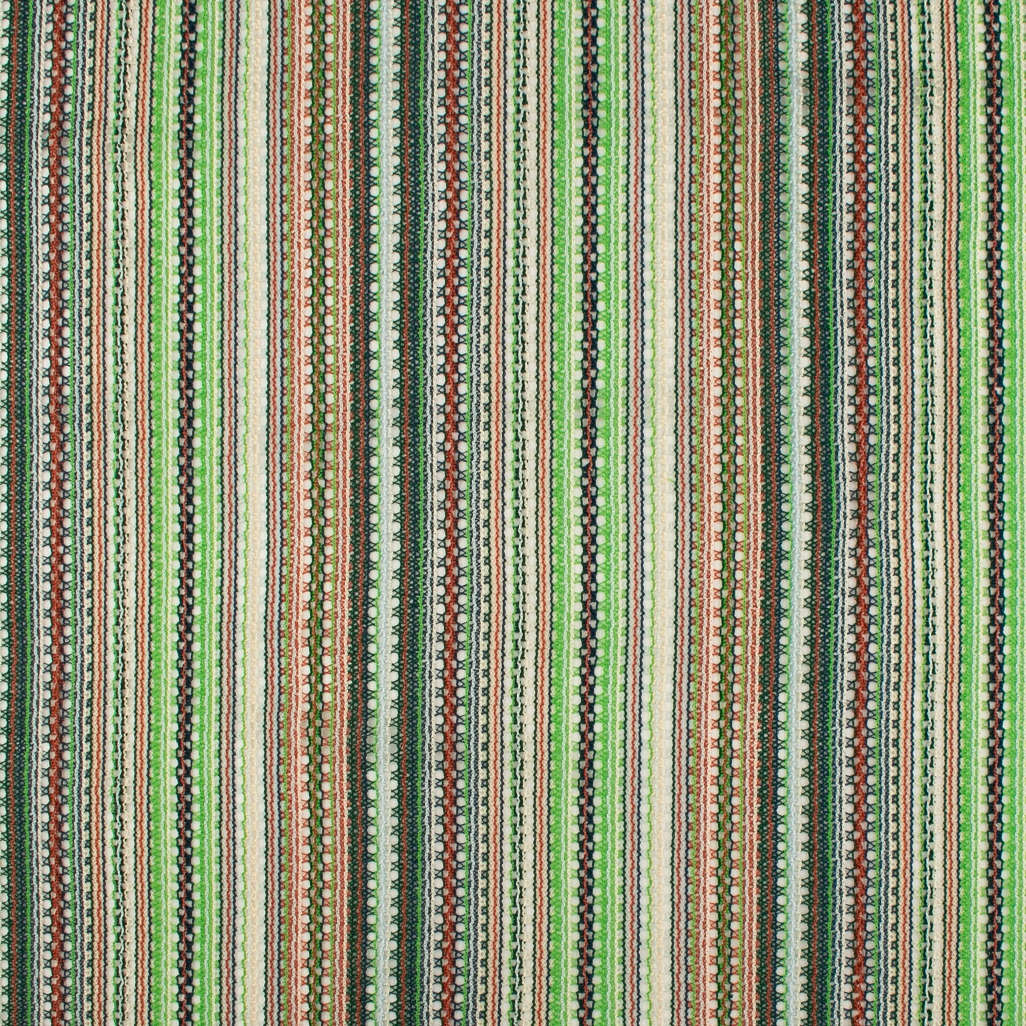 Striped Stretch Crochet - JANE - 001 - Green