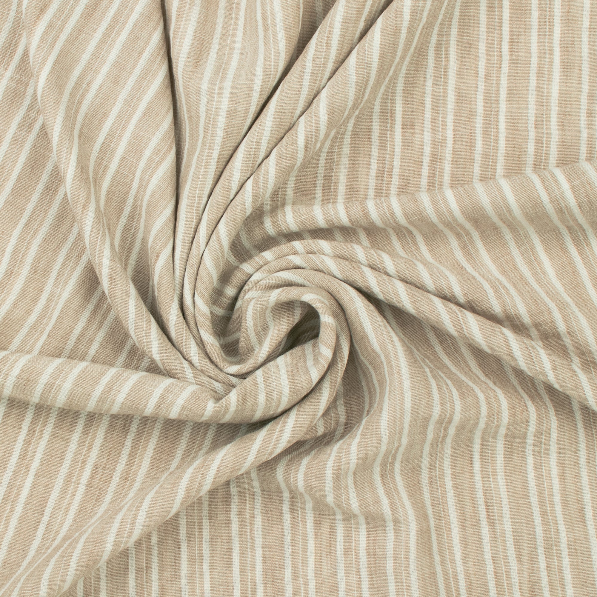 Stripes - TEXTURA LINEN LOOK - 002 - Tan - Image 2