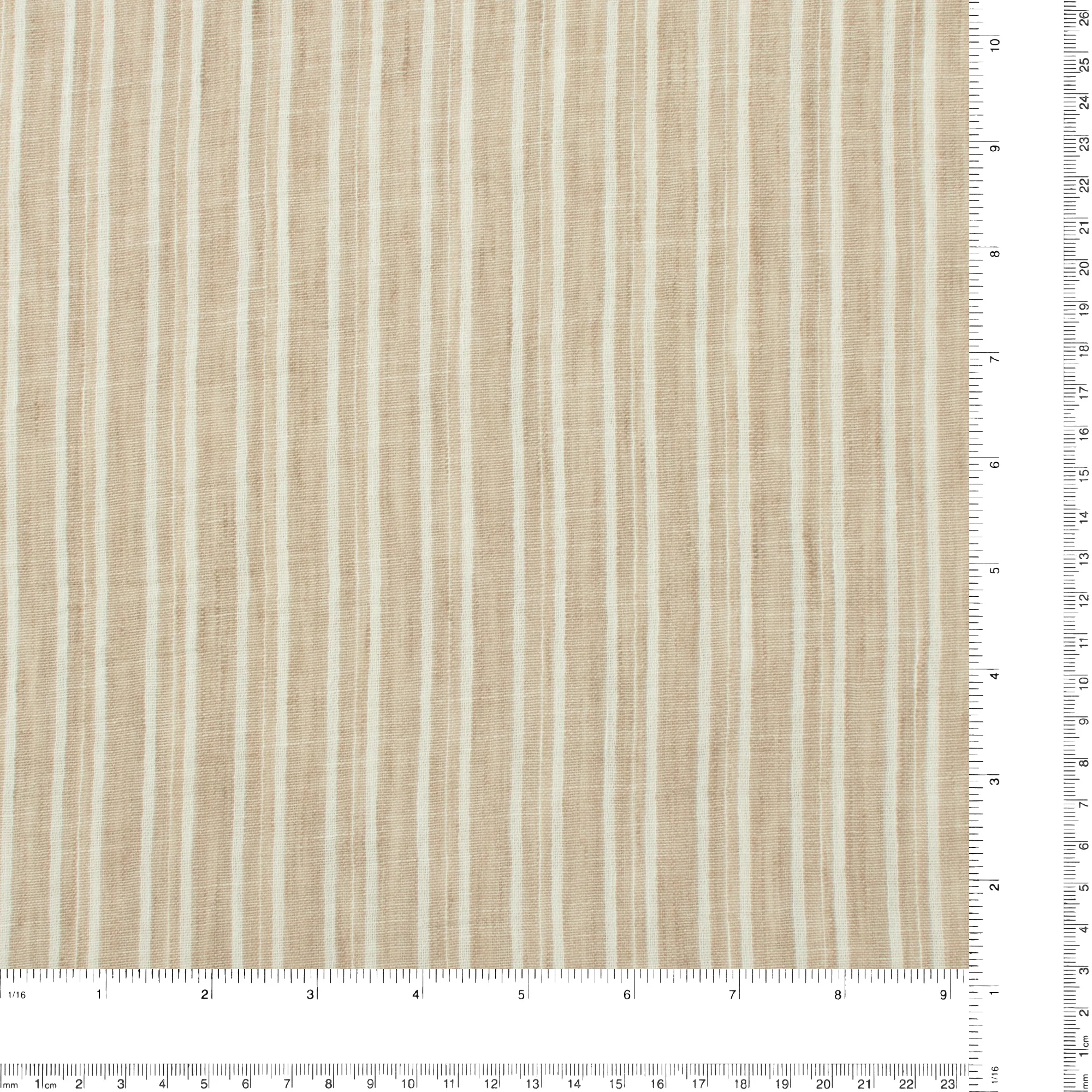 Stripes - TEXTURA LINEN LOOK - 002 - Tan - Image 3