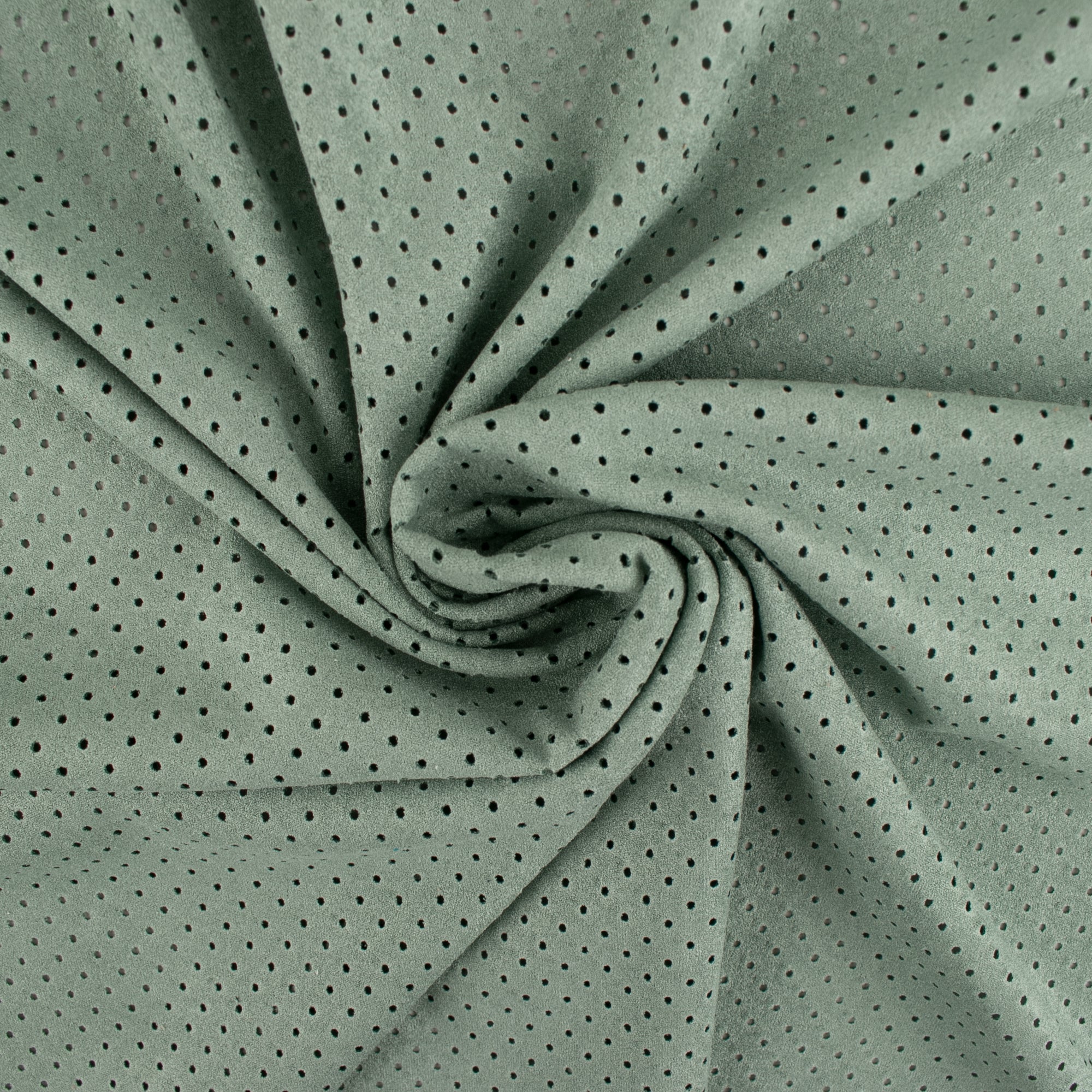 Suede - CALISTA - Perfored - Green - Image 2