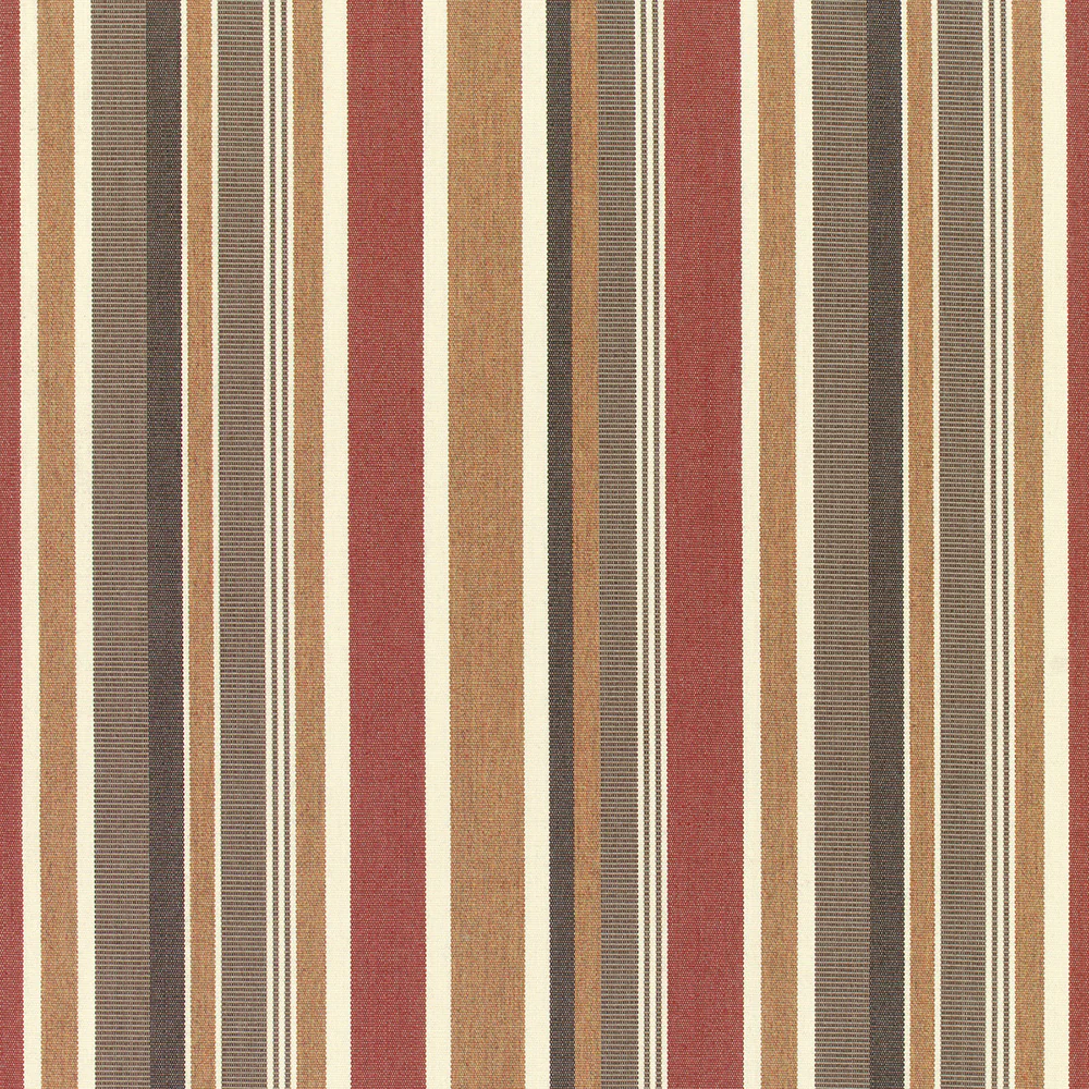 Sunbrella Furniture Stripes Brannon 5612 Redwood