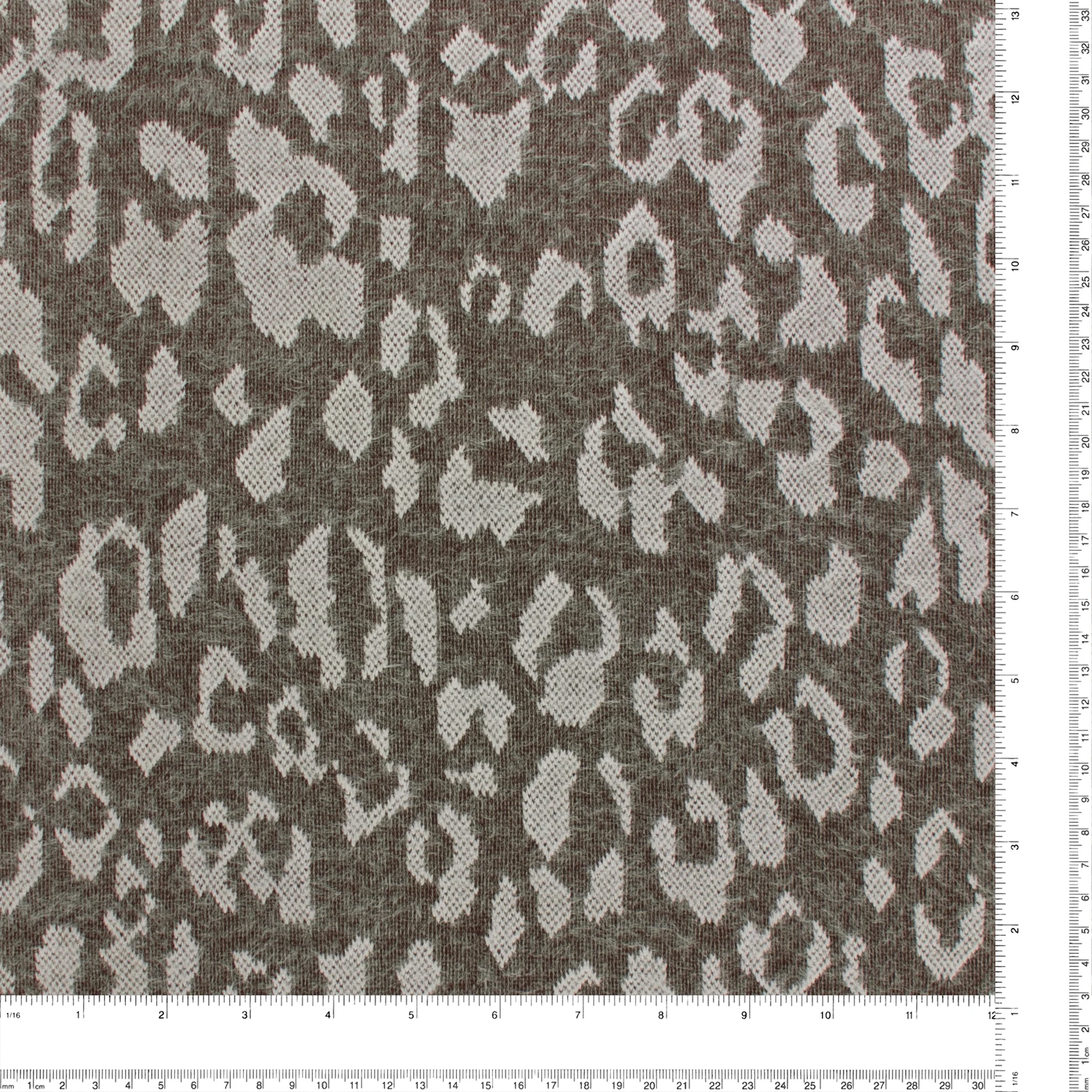 Sweater Jacquard Knit - JACKY - 001 - Coffee - Image 3