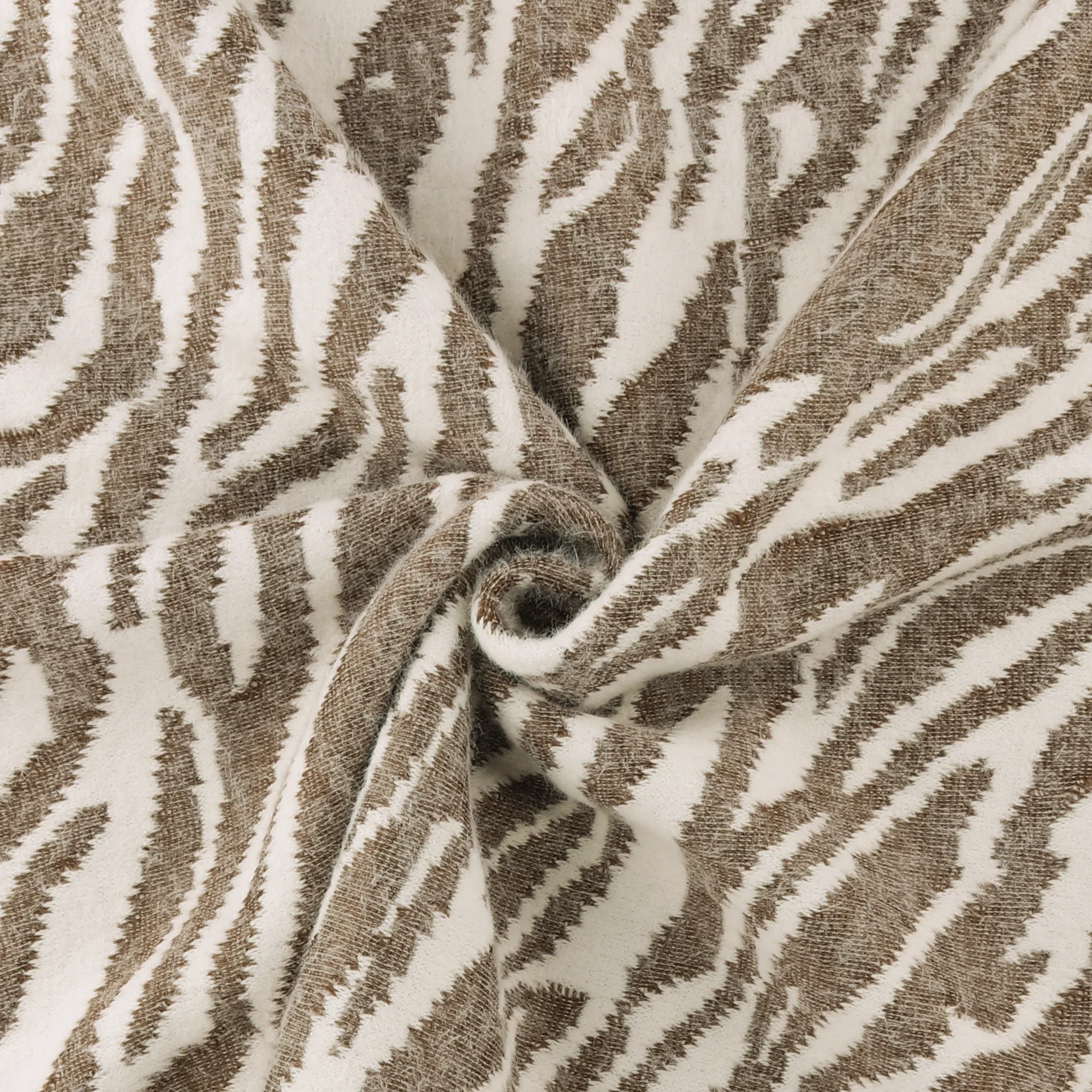 Sweater Jacquard Knit - JACKY - 005 - Sepia - Image 2
