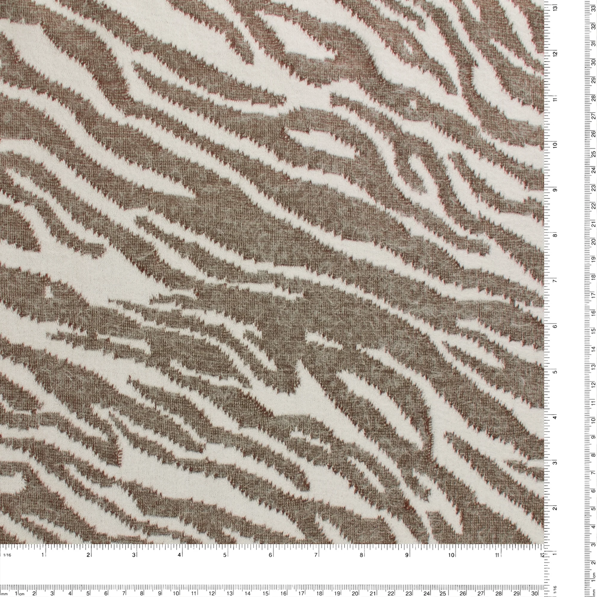 Sweater Jacquard Knit - JACKY - 005 - Sepia - Image 3