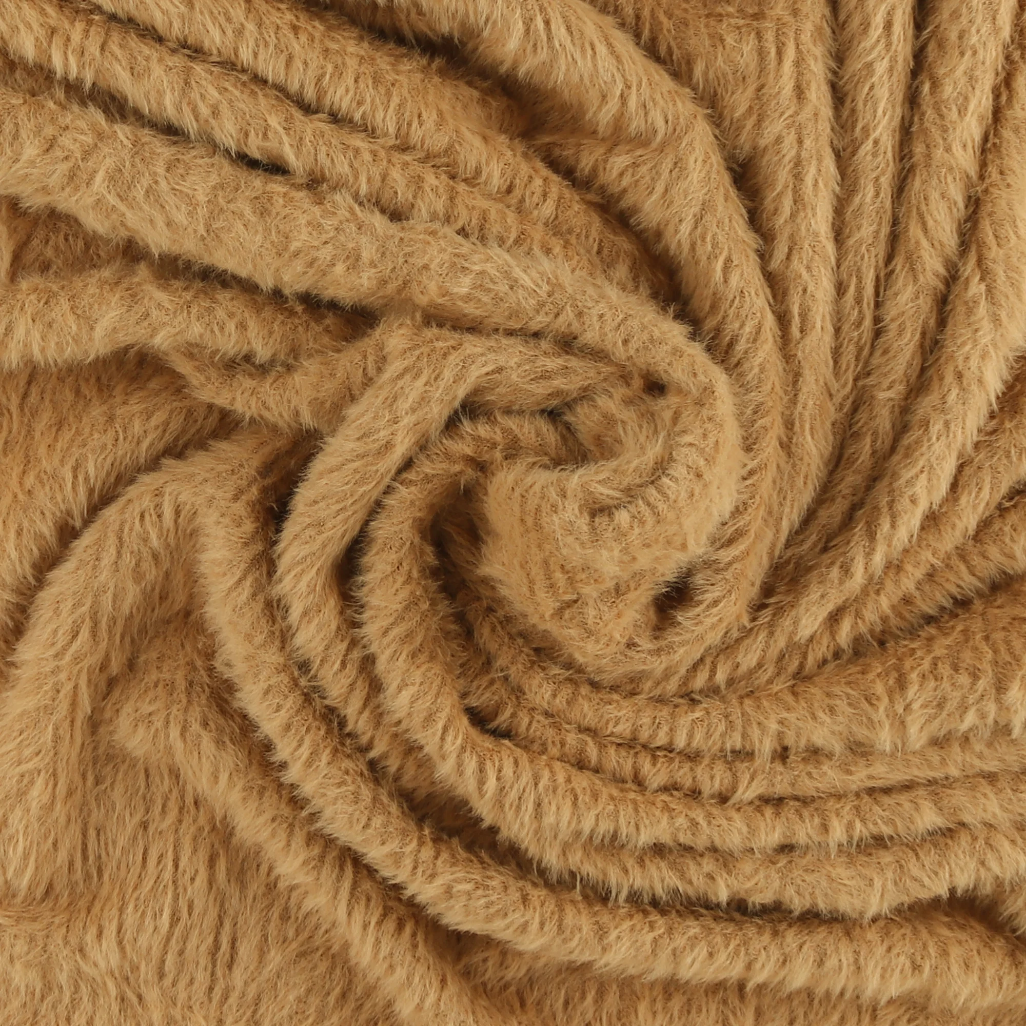 Sweater Knit Solid - DEVONSHIRE - 002 - Camel - Image 2