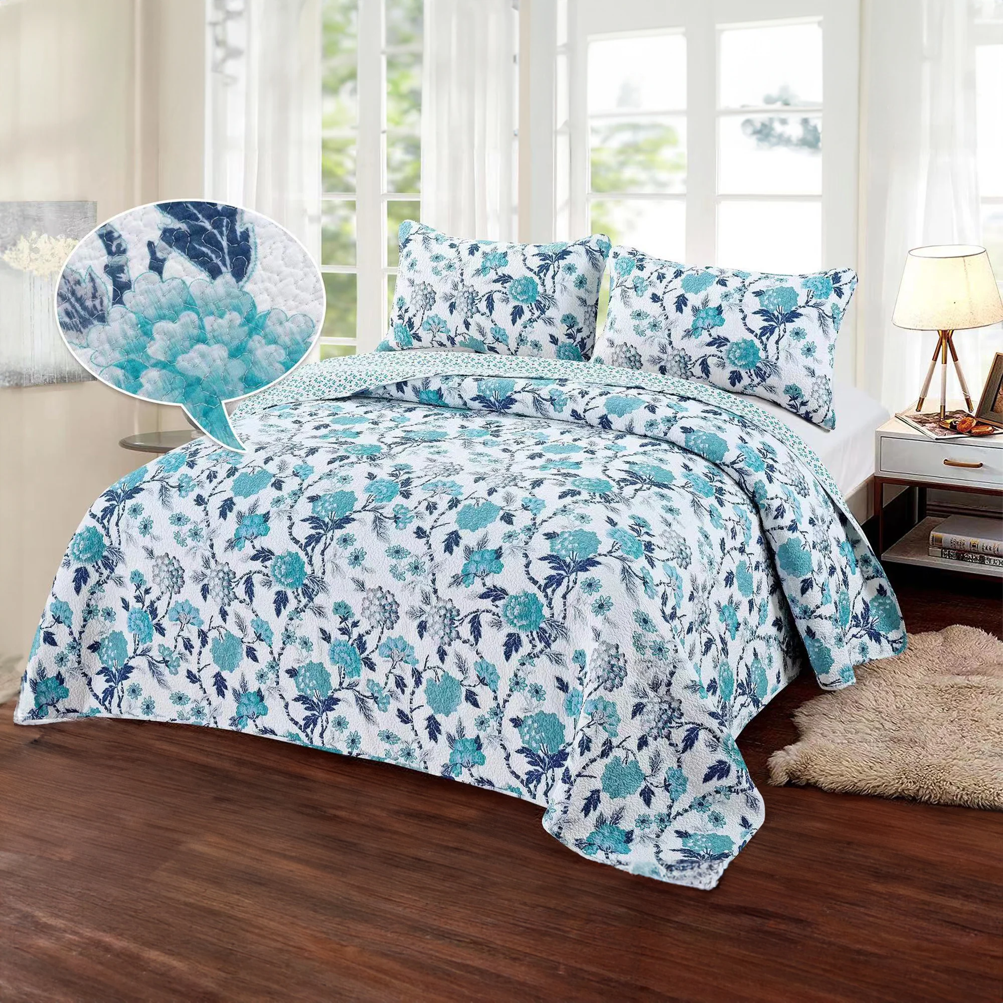 Sydney - 3 pc Quilt set