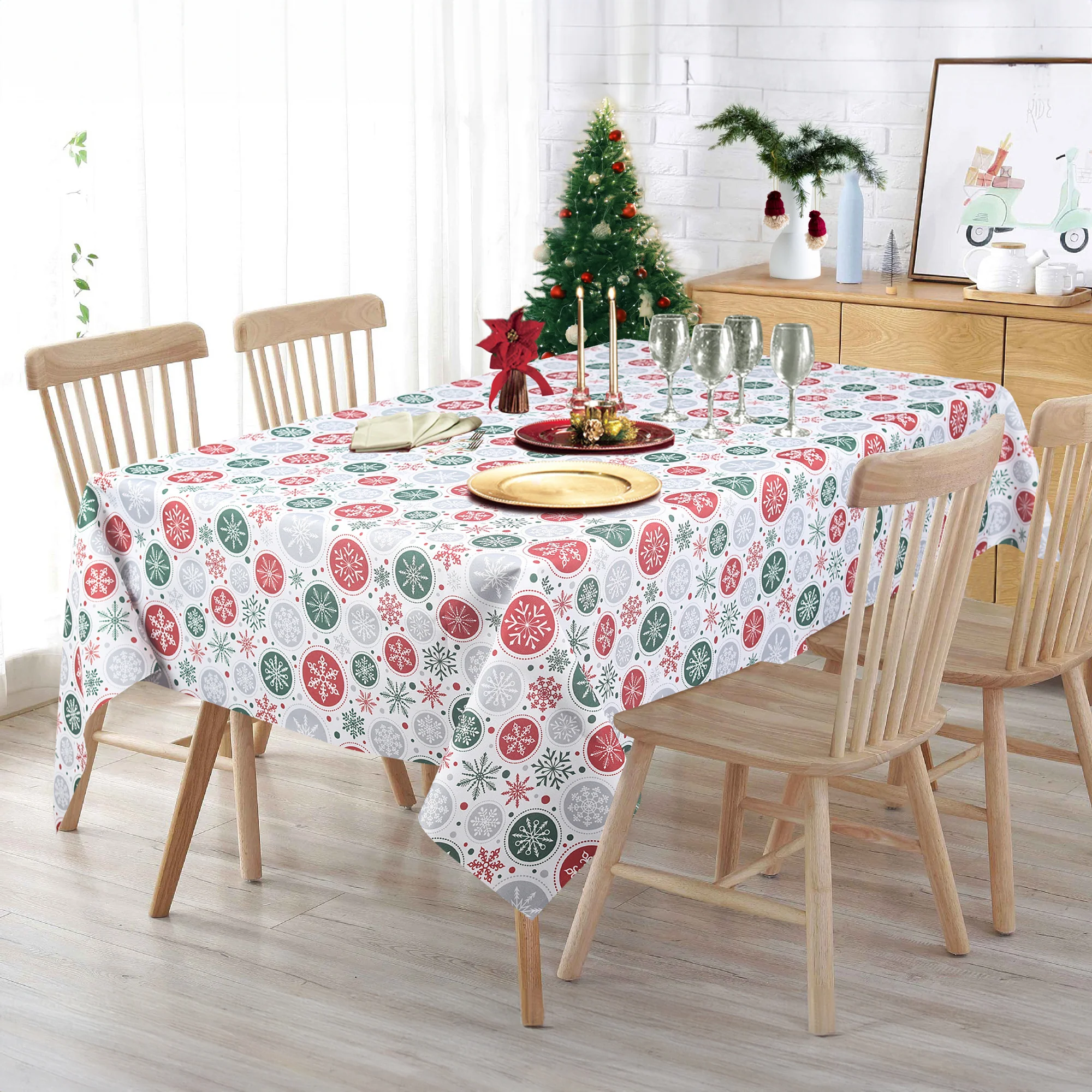 Tablecloth - Celebration - White