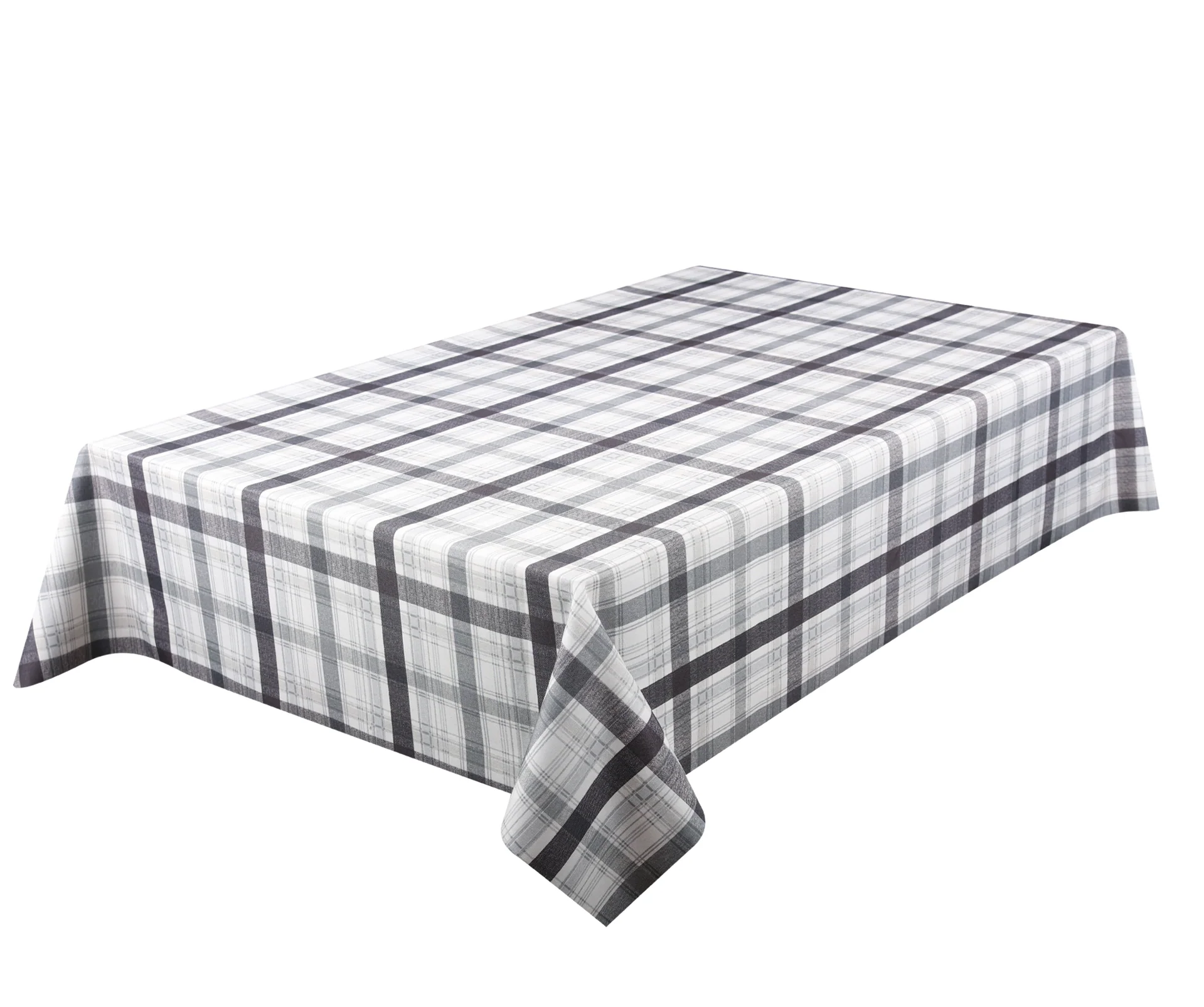 Tablecloth - Maxwell Plaid - Black