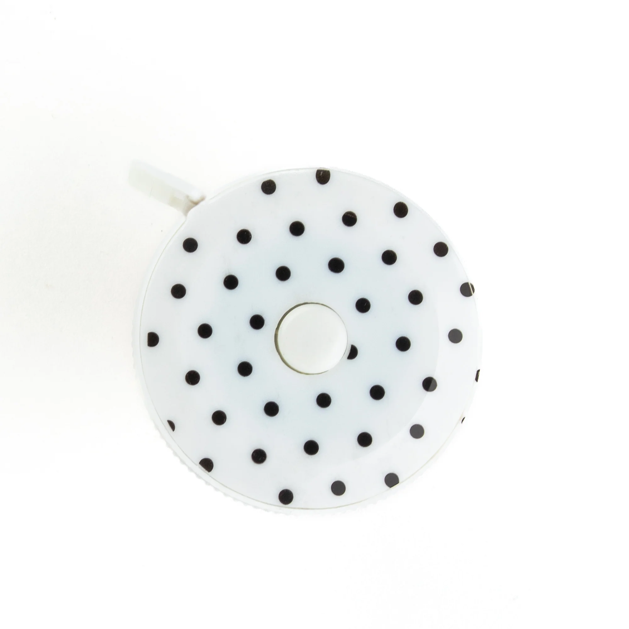 TAPE MEASURE RETRACTABLE - BLACK AND WHITE POLKA DOT 150CM (60") - Image 2