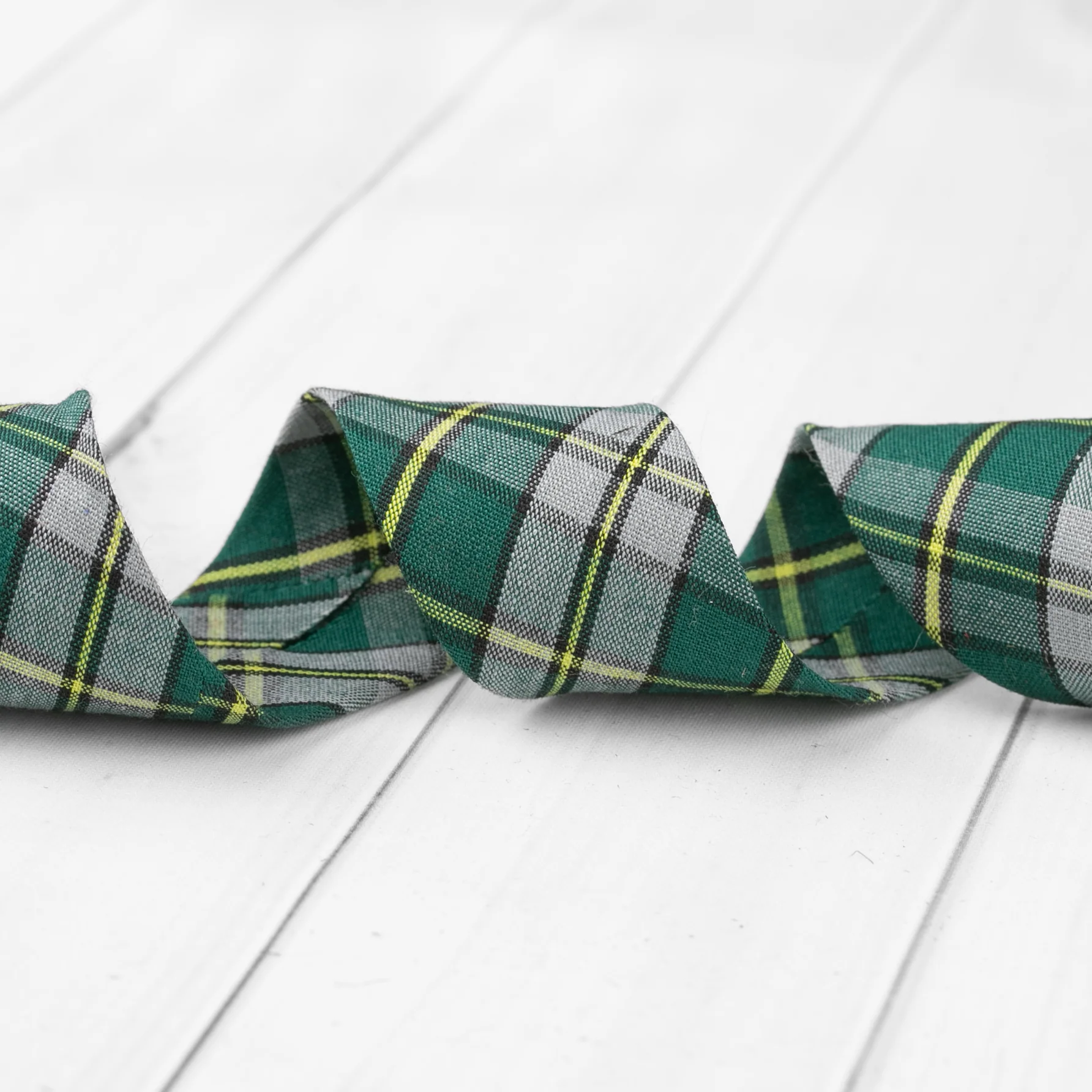 Tartan Single Fold Bias Tape - Cape Breton