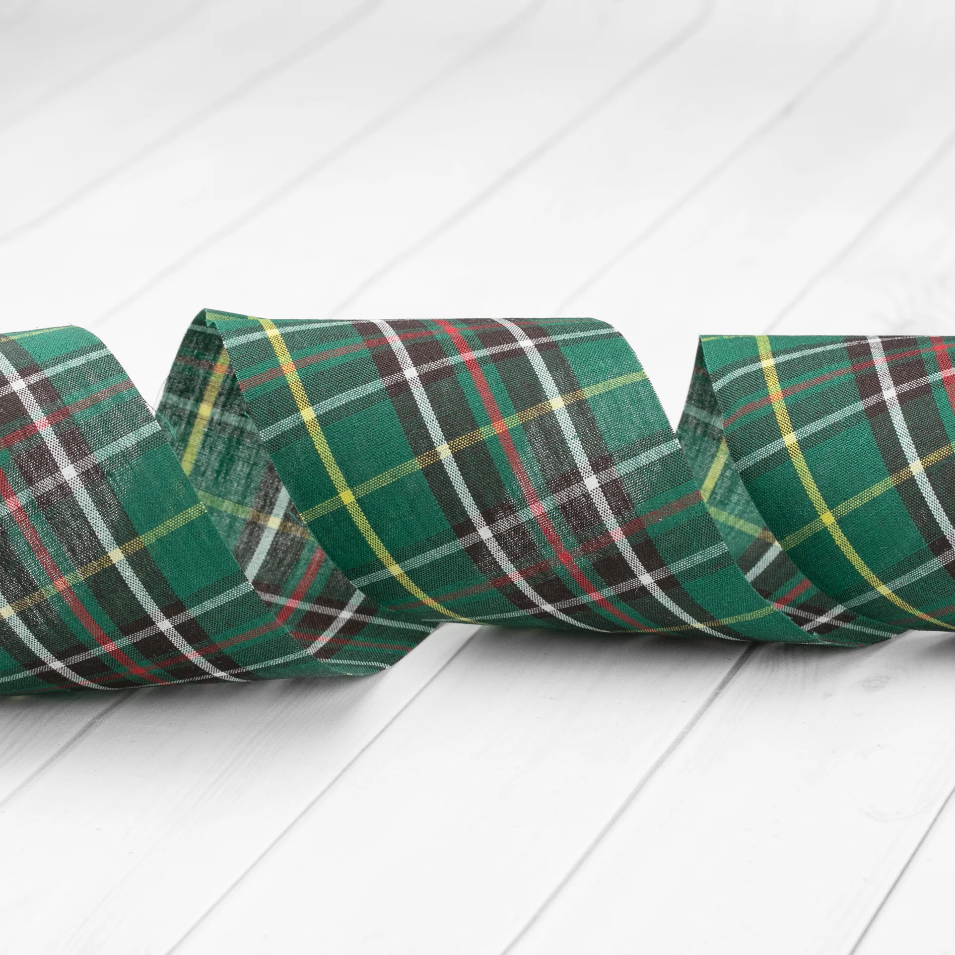 Tartan Stiffen Ribbon 2 3/8" - Newfoundland
