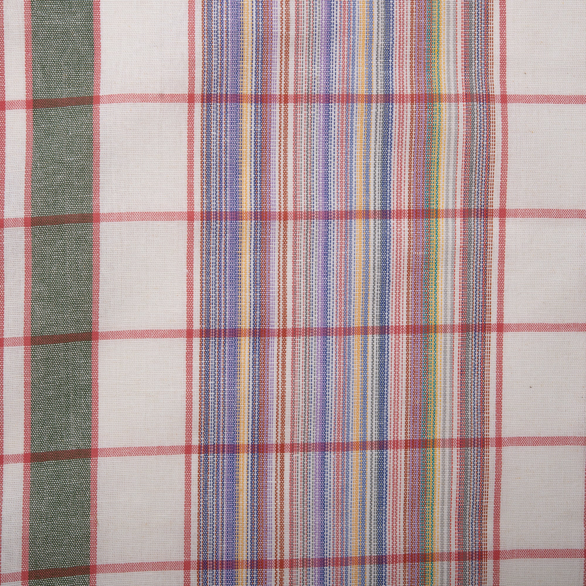 Tea Towelling - JACQUARD - Plaids / Stripes - Grey