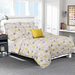 Tulipe - 3 pc Duvet cover - Yellow