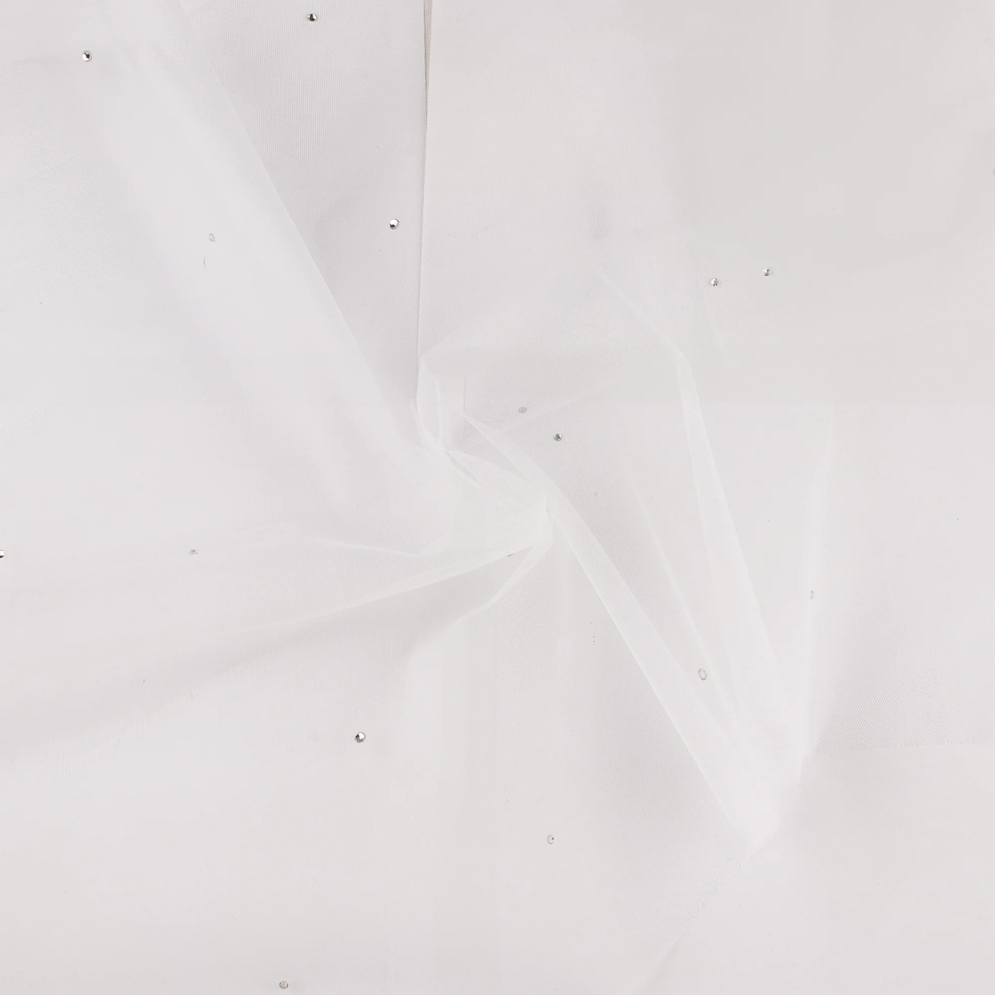 Tulle with diamonds - KRYSTAL - White - Image 2