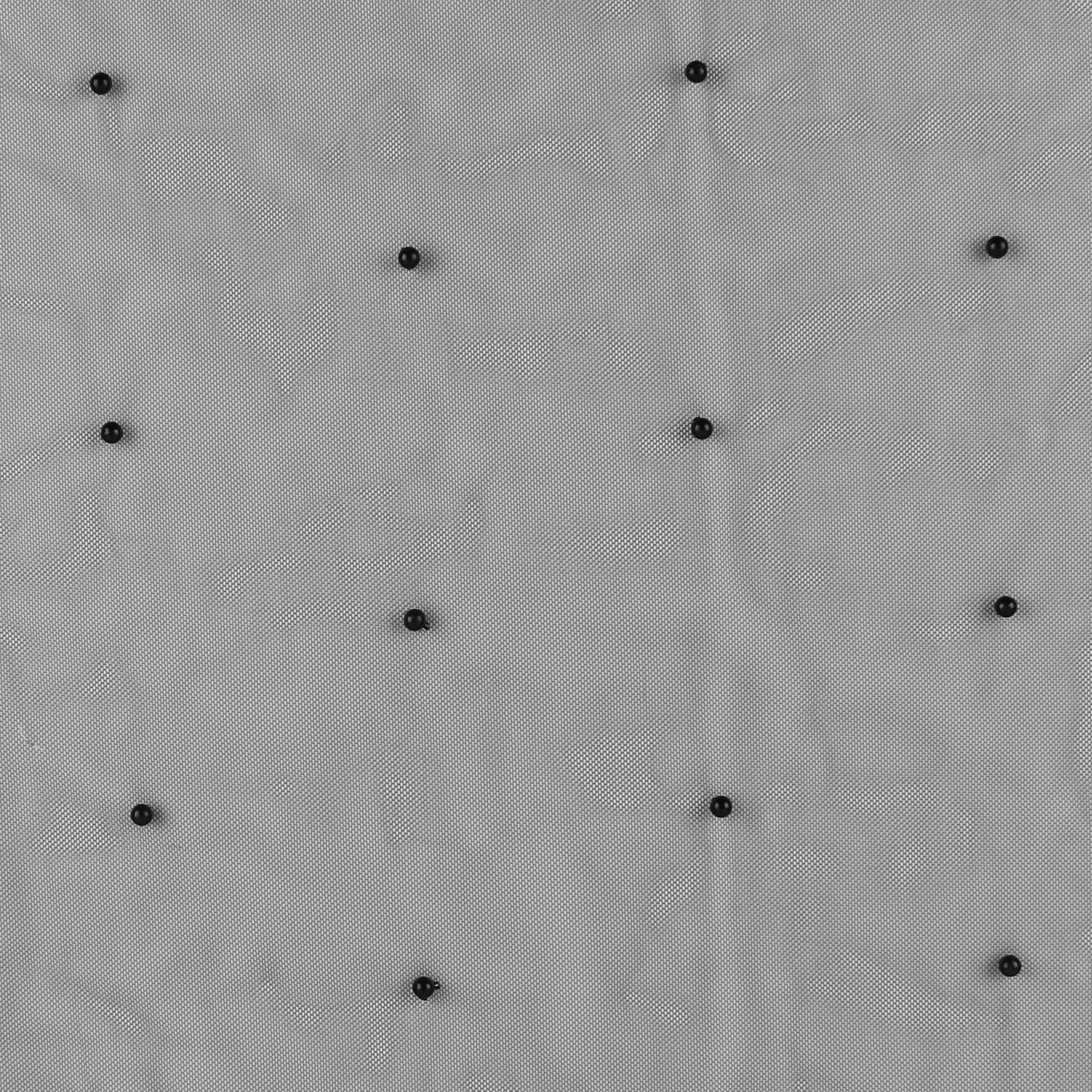 Tulle with Pearls - 001 - Black