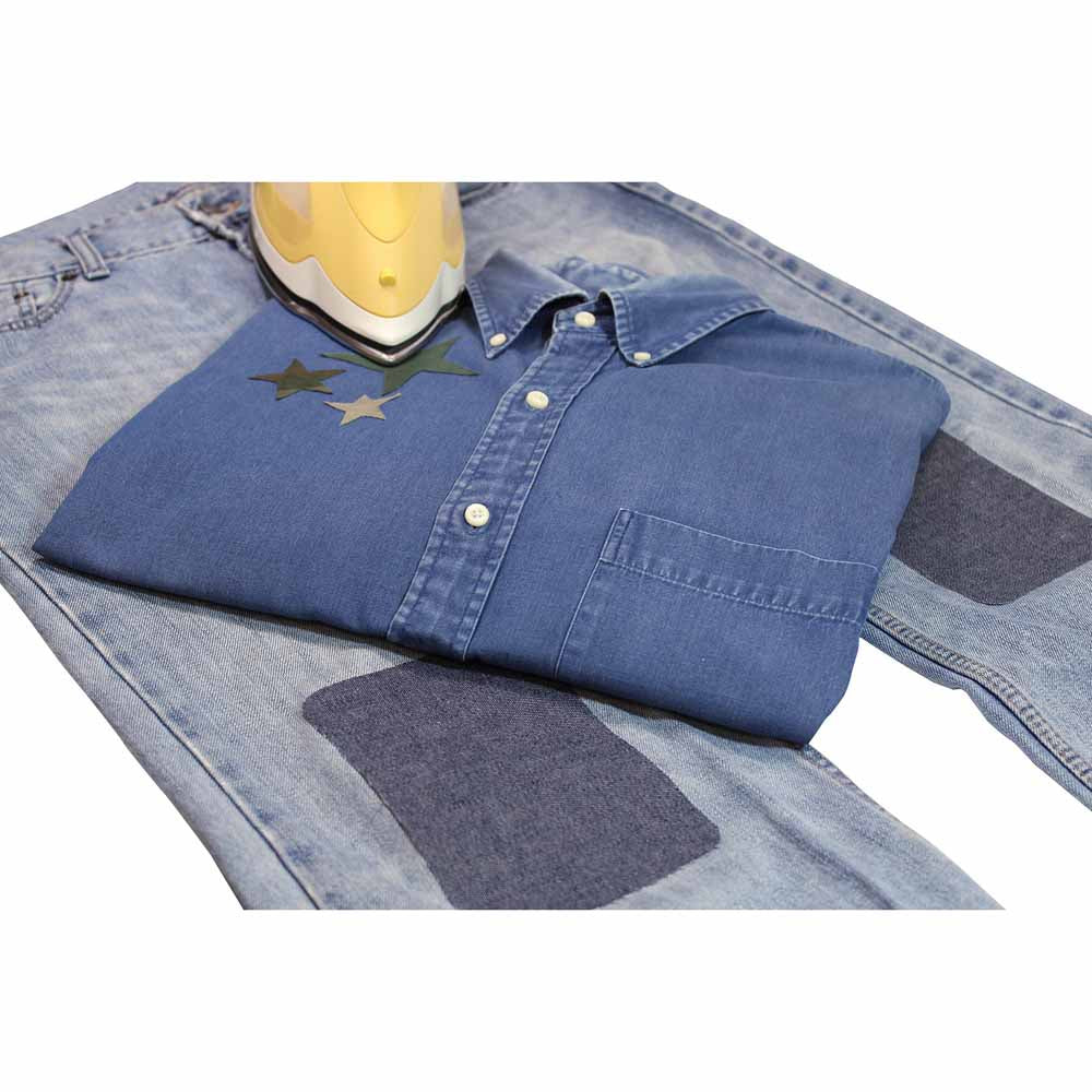 UNIQUE SEWING Brushed Denim Patch - 10 x 15cm (4" x 6") - 2pcs - Image 2