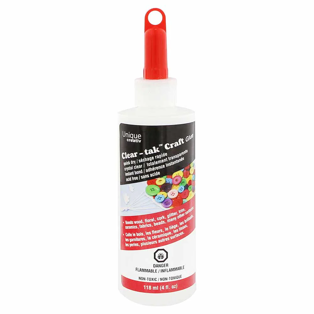 UNIQUE CREATIV Clear-tak™ Craft Glue - 118ml (4 fl. oz)