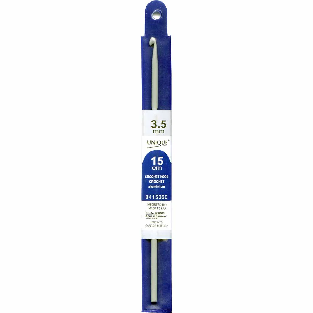UNIQUE CROCHET Crochet Hooks 15cm (6") Aluminum - 3.5mm/US E-4