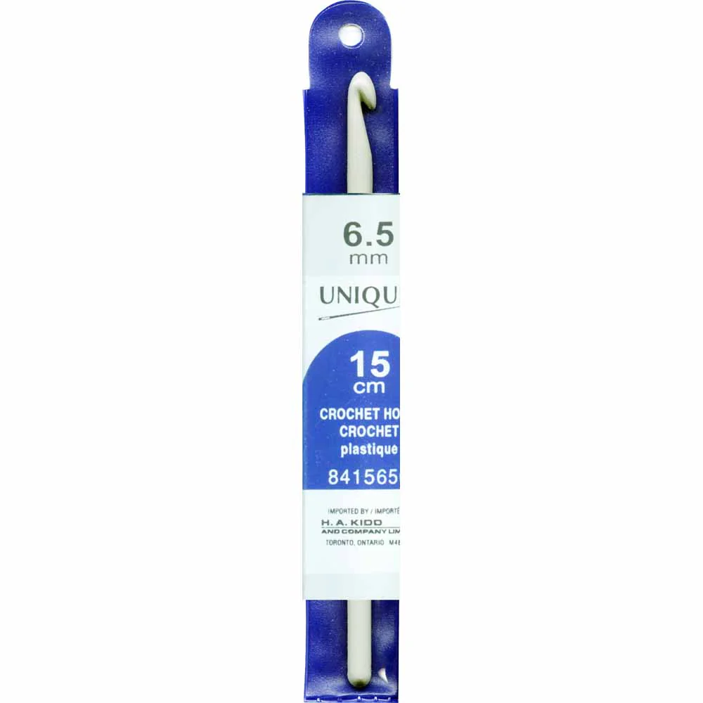 UNIQUE CROCHET Crochet Hooks 15cm (6") Plastic - 6.5mm/US K-10.5