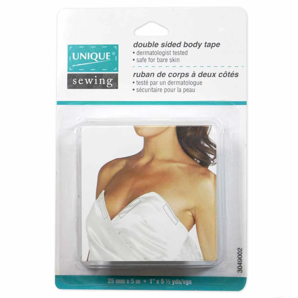 UNIQUE Double Sided Body Tape - 25mm x 5m (1" x 5½yd)