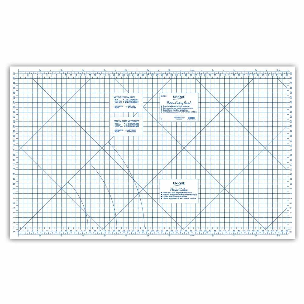 UNIQUE SEWING Cardboard Pattern Cutting Board - 91.5 x 152.5 cm (36" x 60")