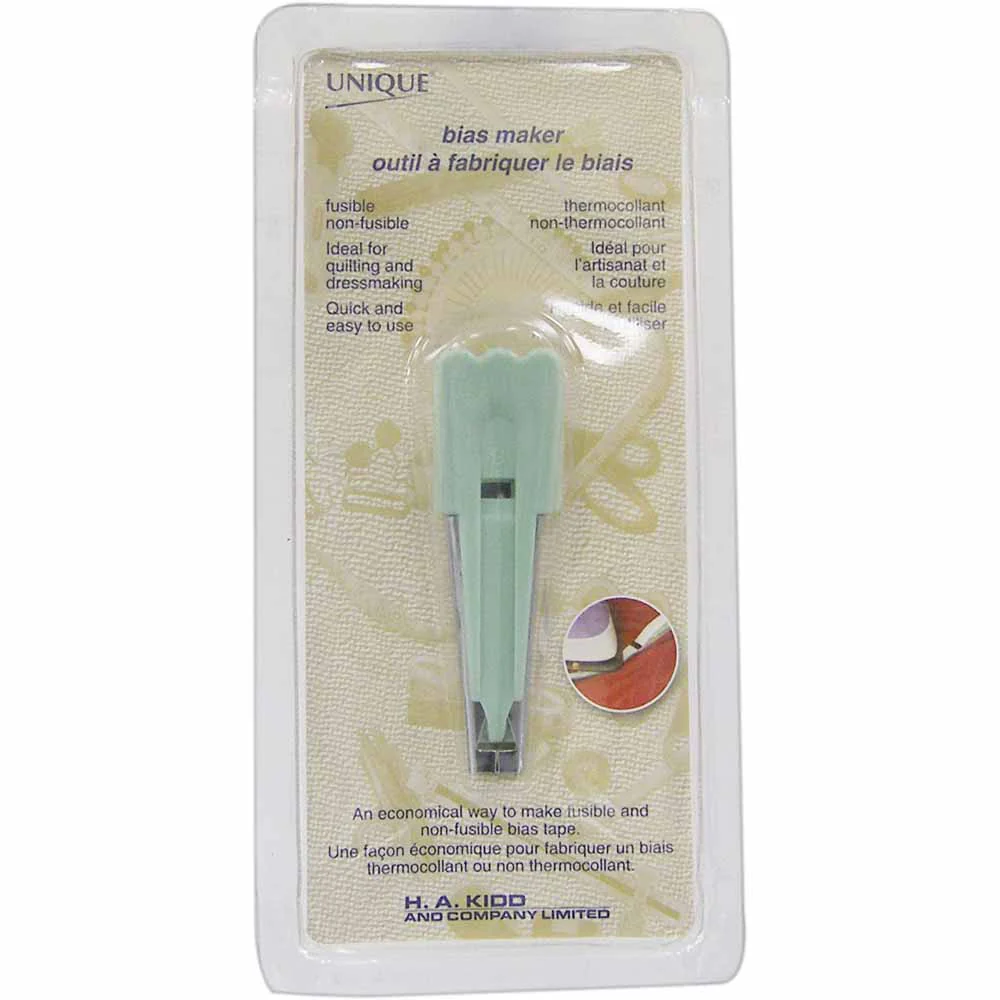 UNIQUE Fusible Bias Tape Maker - 9mm (⅜")