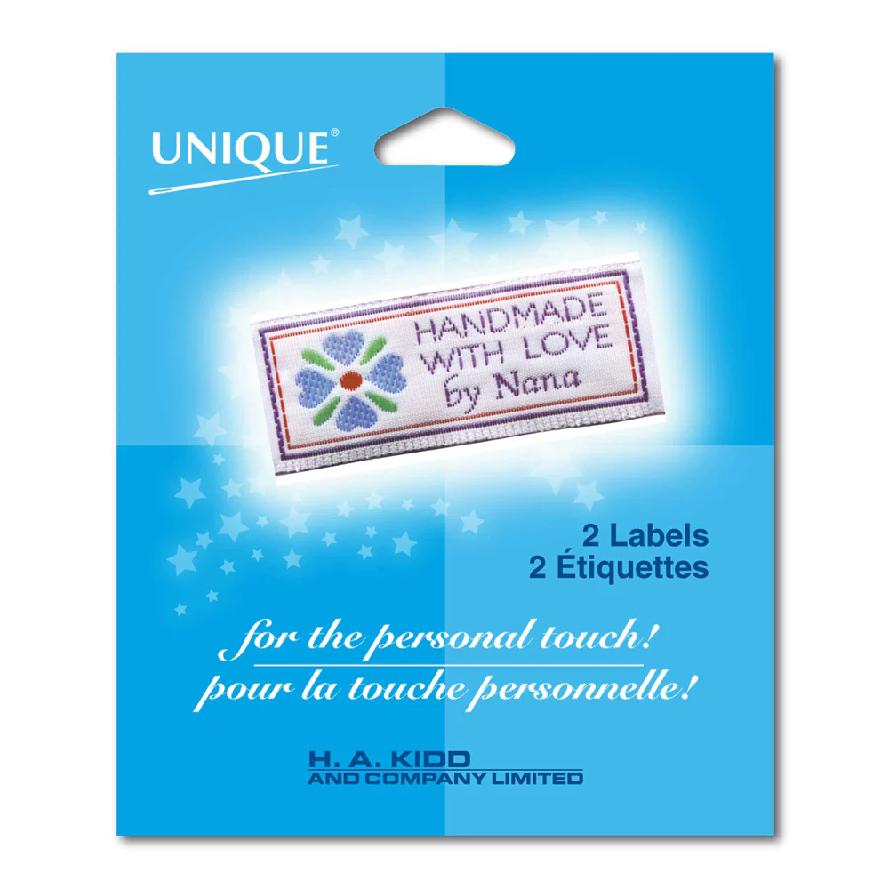 Unique Handmade Love Label - White -2 pcs