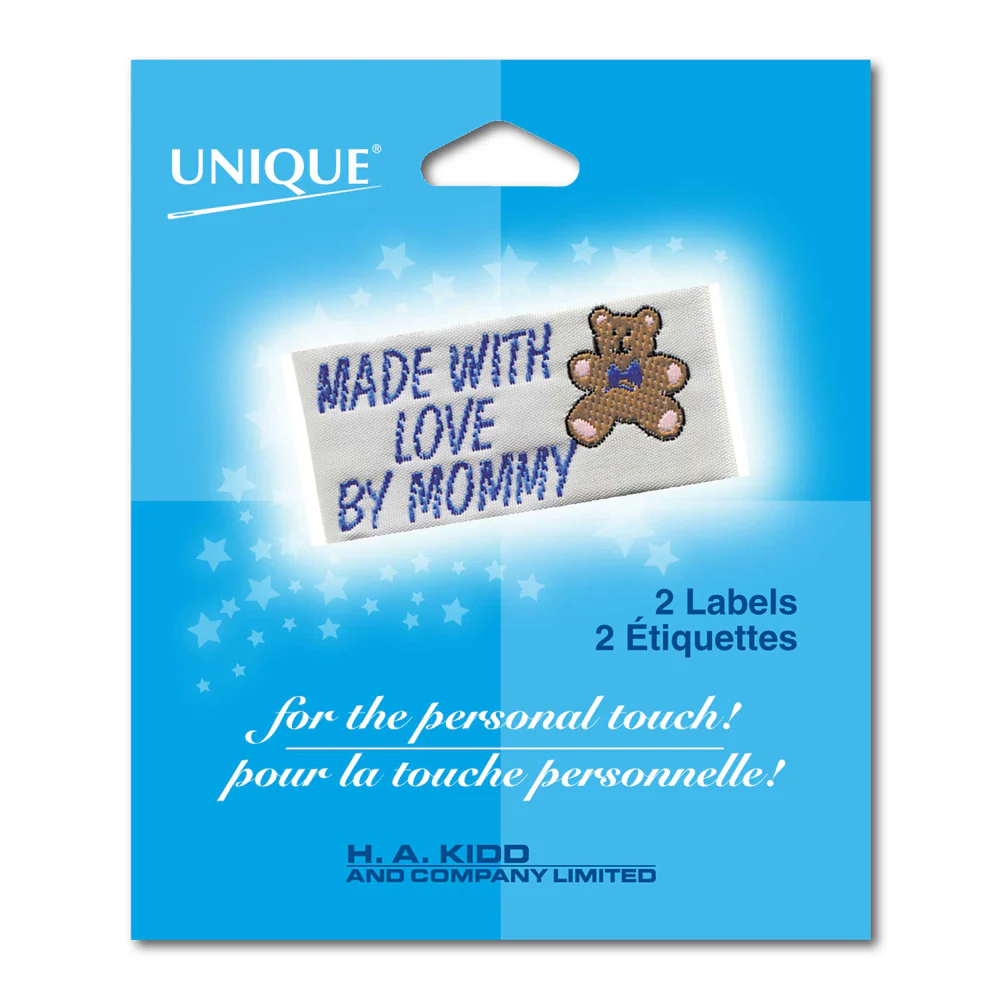 UNIQUE Made With Love by Mommy Label -2 pcs