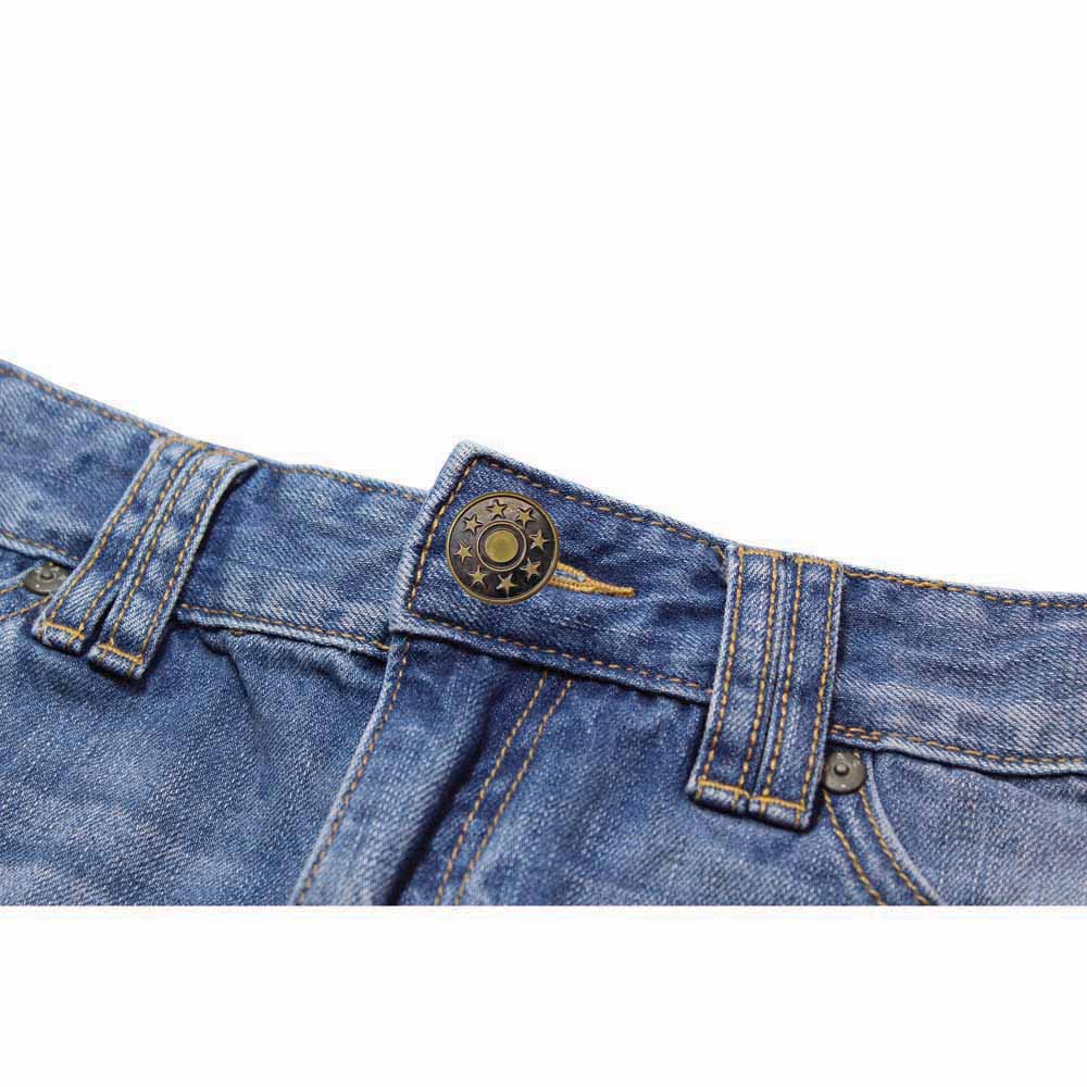 UNIQUE SEWING Jean Buttons No Sewing - Antique Brass Stars - 6pcs. - 17mm (⅝") - Image 2