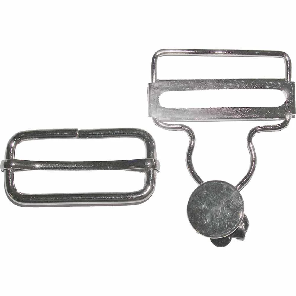 UNIQUE SEWING Overall Buckle Silver - 25mm (1") - 2 pcs - Image 3