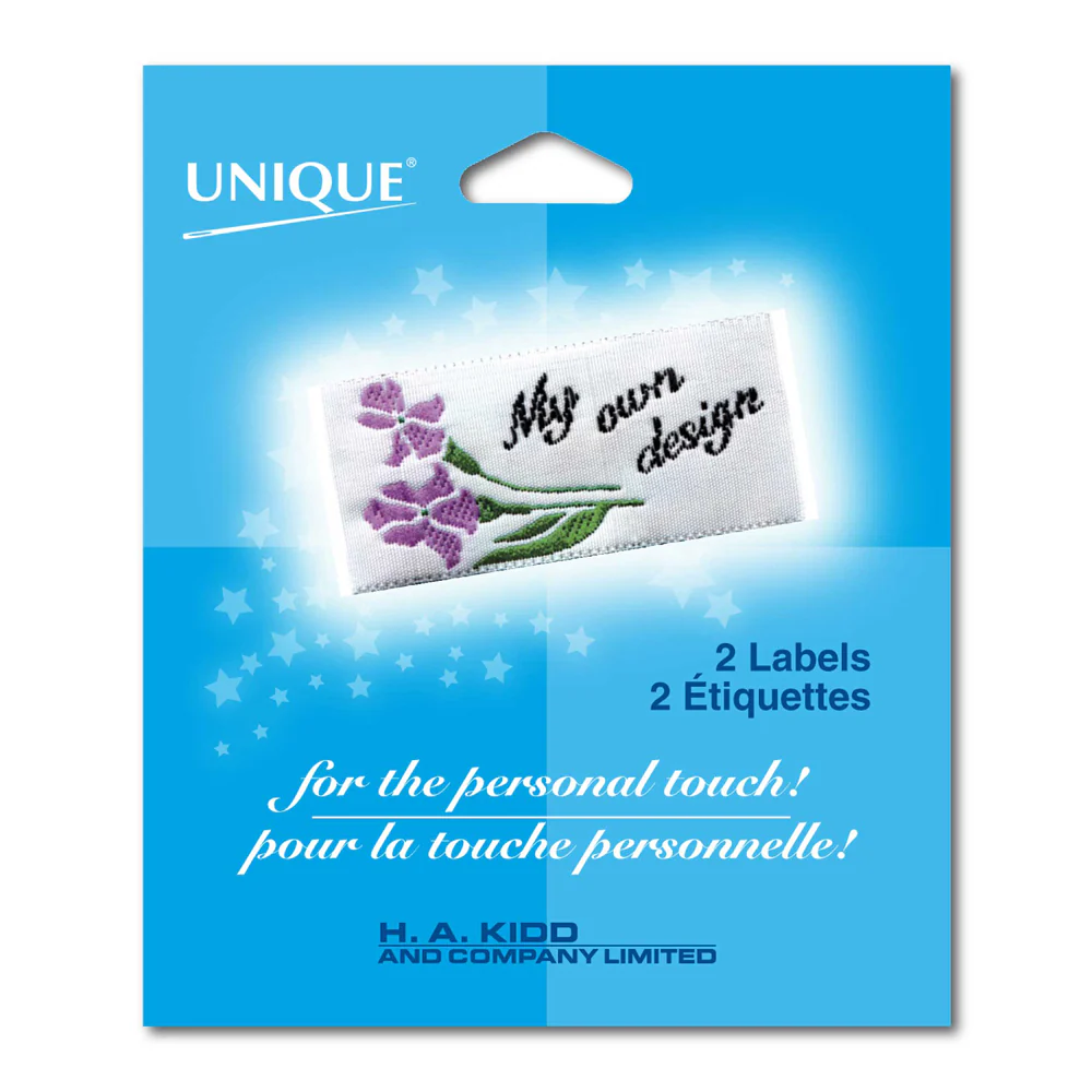 Unique Own Design Love Label - White -2 pcs