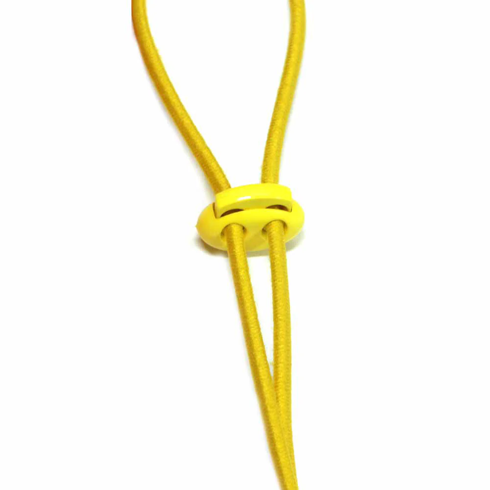 UNIQUE SEWING 2 Hole Cord Stops - Yellow - 2 pcs - Image 2
