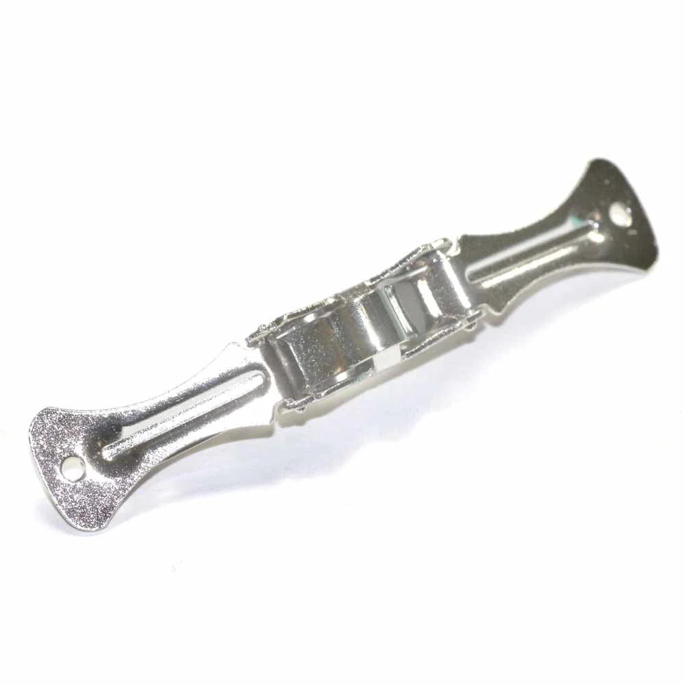 UNIQUE SEWING Bow Tie Clip - Silver - 7cm (2¾") - Image 3