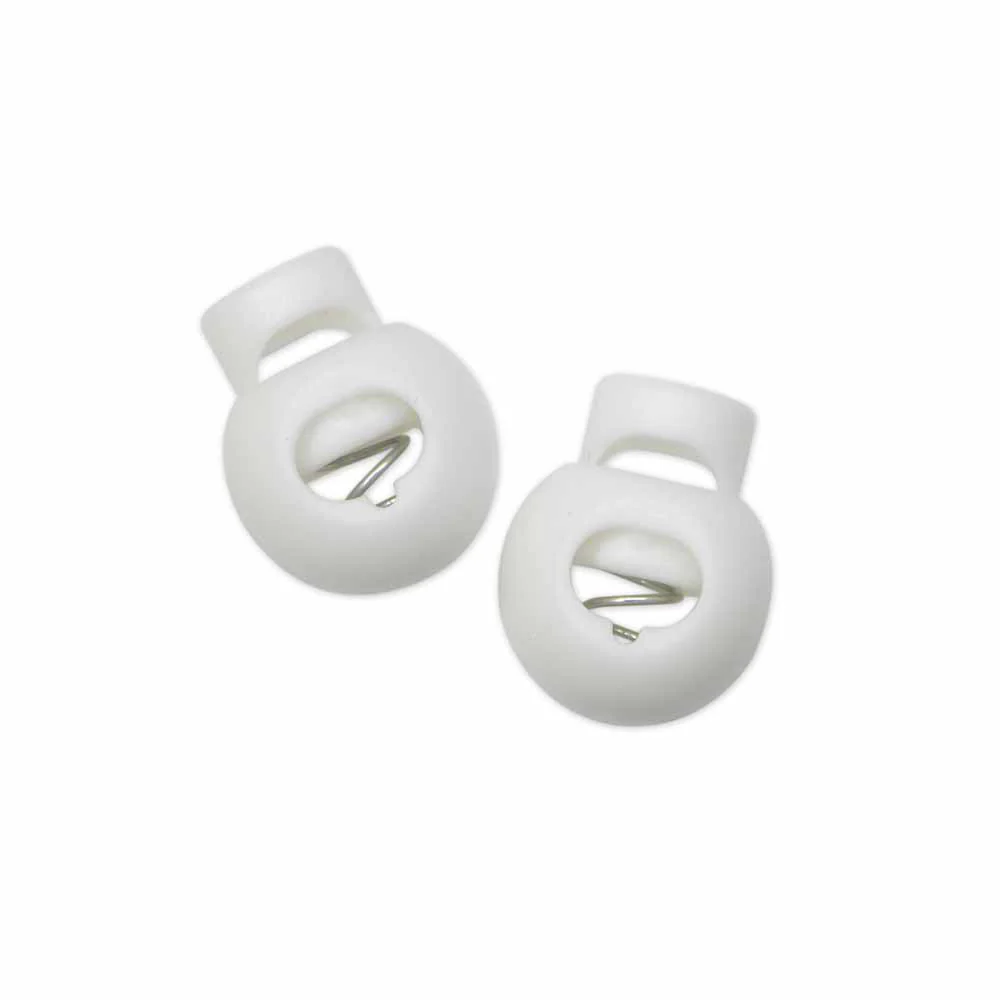 UNIQUE SEWING Cord Stops - White - 2 pcs - Image 2