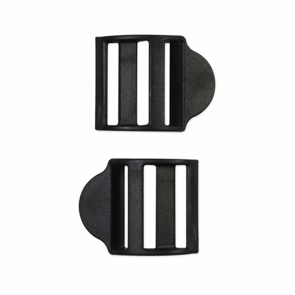 UNIQUE SEWING Ladderlock Buckle - Plastic - 25mm (1") - Black - 2 pcs - Image 2