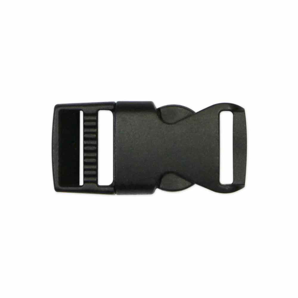 UNIQUE SEWING Parachute Buckle - Plastic - 15mm (5/8") - Black - Image 2