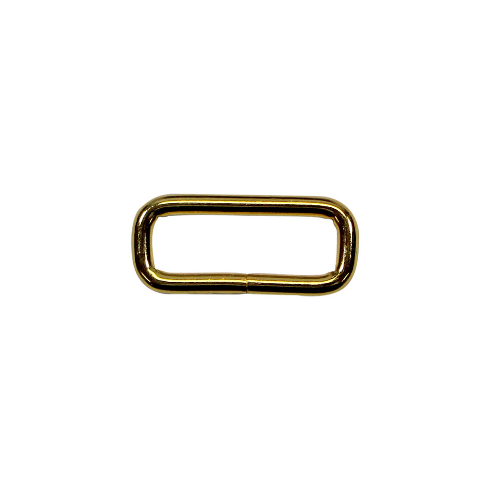 UNIQUE SEWING Rectangle Rings - 25mm (1") - Gold - 4 pcs. - Image 2